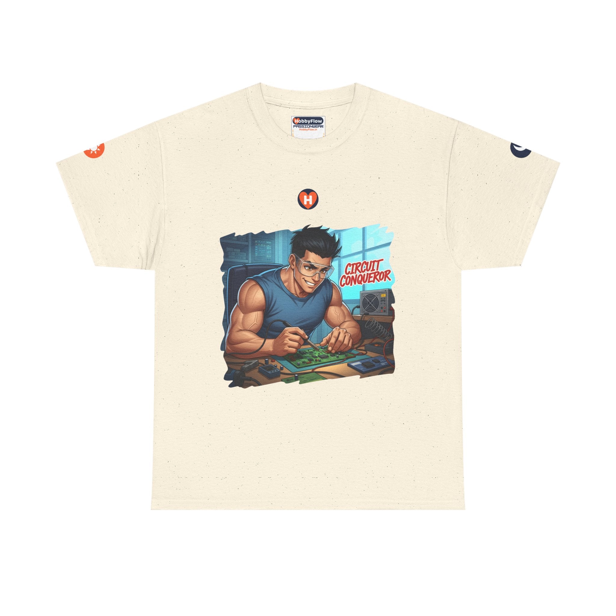 HobbyFlow #228 Electronics projects Tee - Essential Technology & DIY Wear: Craft Currents, Spark the Spectacular!