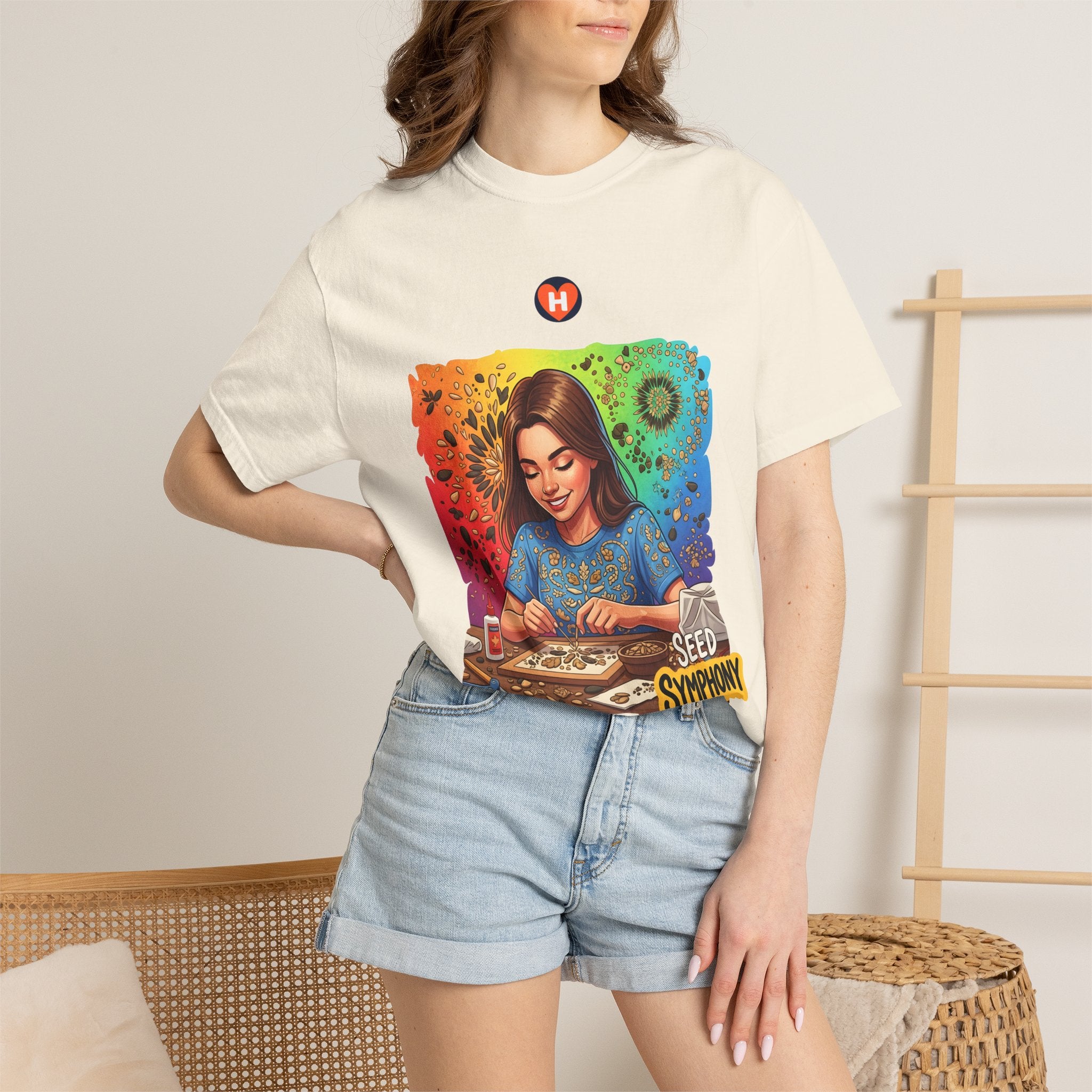 HobbyFlow Womens Essential Seed art Passionwear