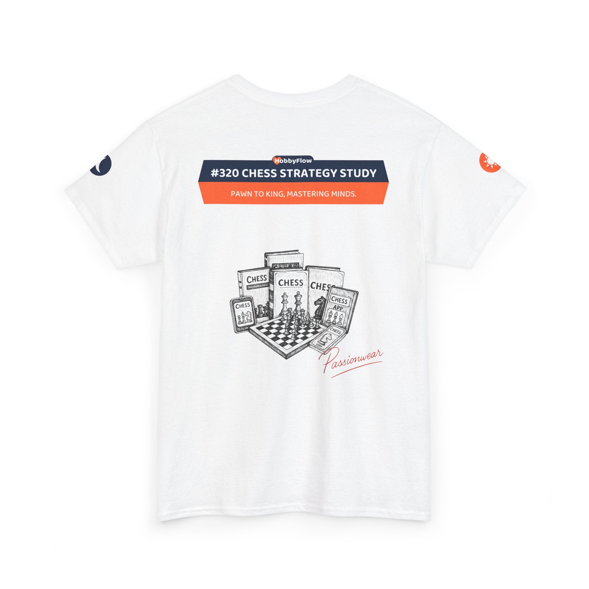 HobbyFlow #320 Chess strategy study Tee - Essential Intellectual & Educational Wear: Pawn to King, Mastering Minds.