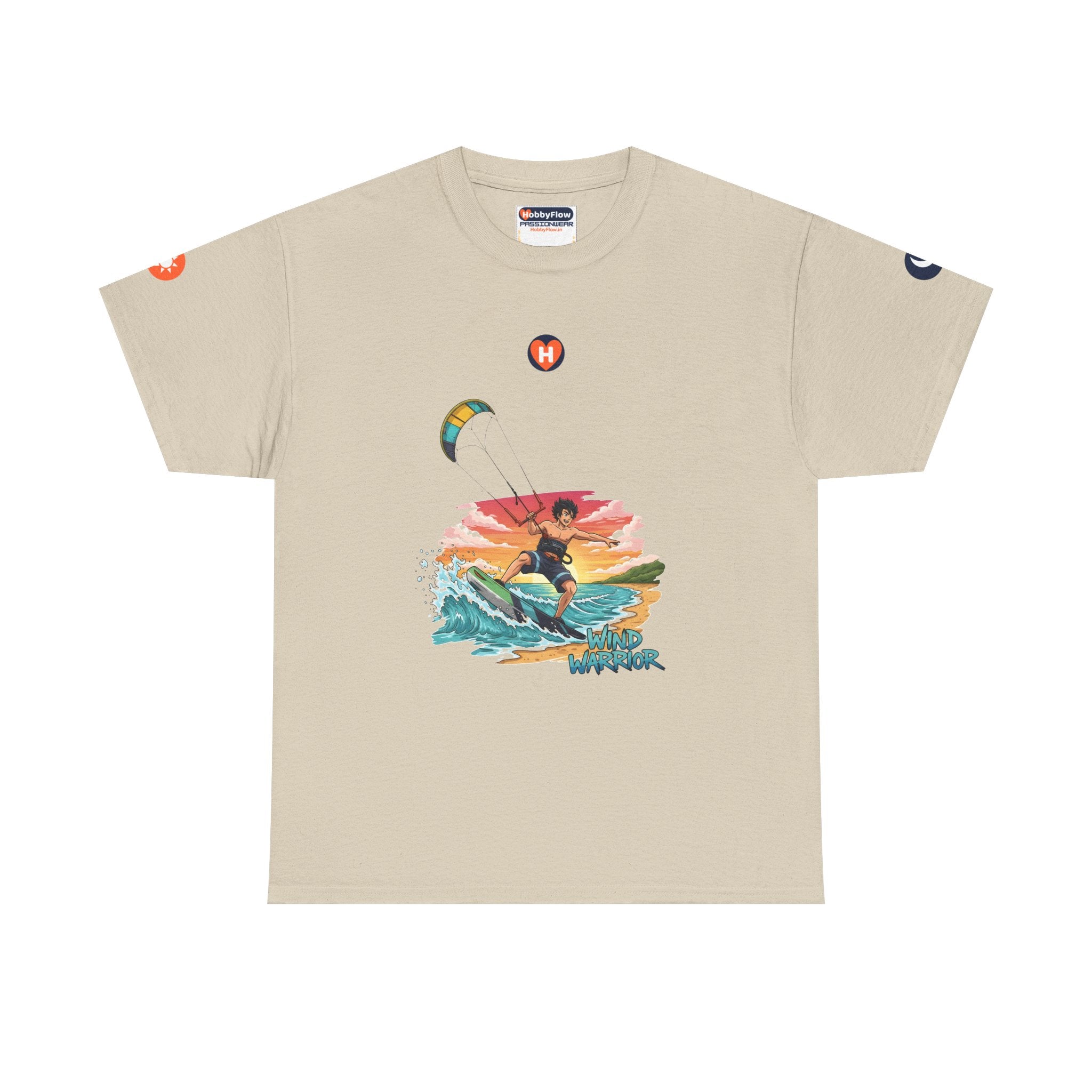 HobbyFlow #14 Kiteboarding Tee - Essential Sports & Adventure Wear: Dance with Gusts, Glide on Crests!