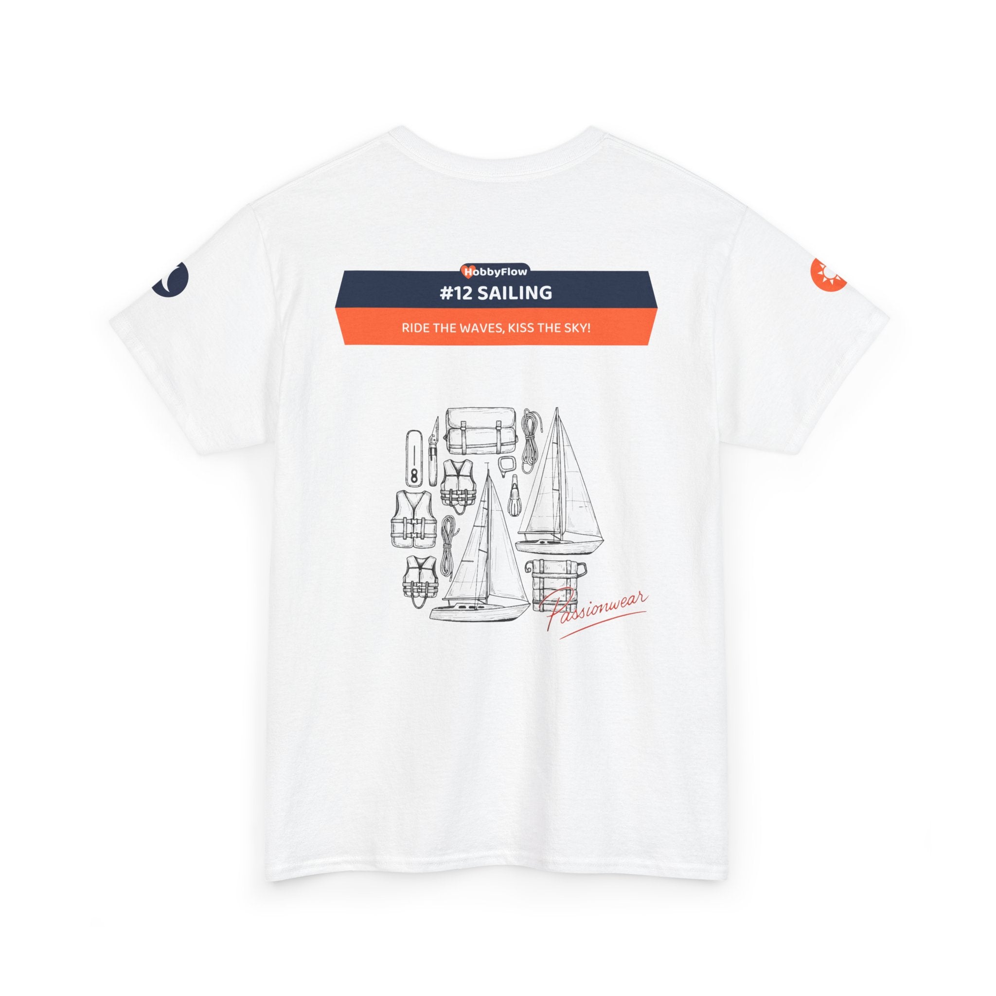 HobbyFlow #12 Sailing Tee - Essential Sports & Adventure Wear: Ride the Waves, Kiss the Sky!
