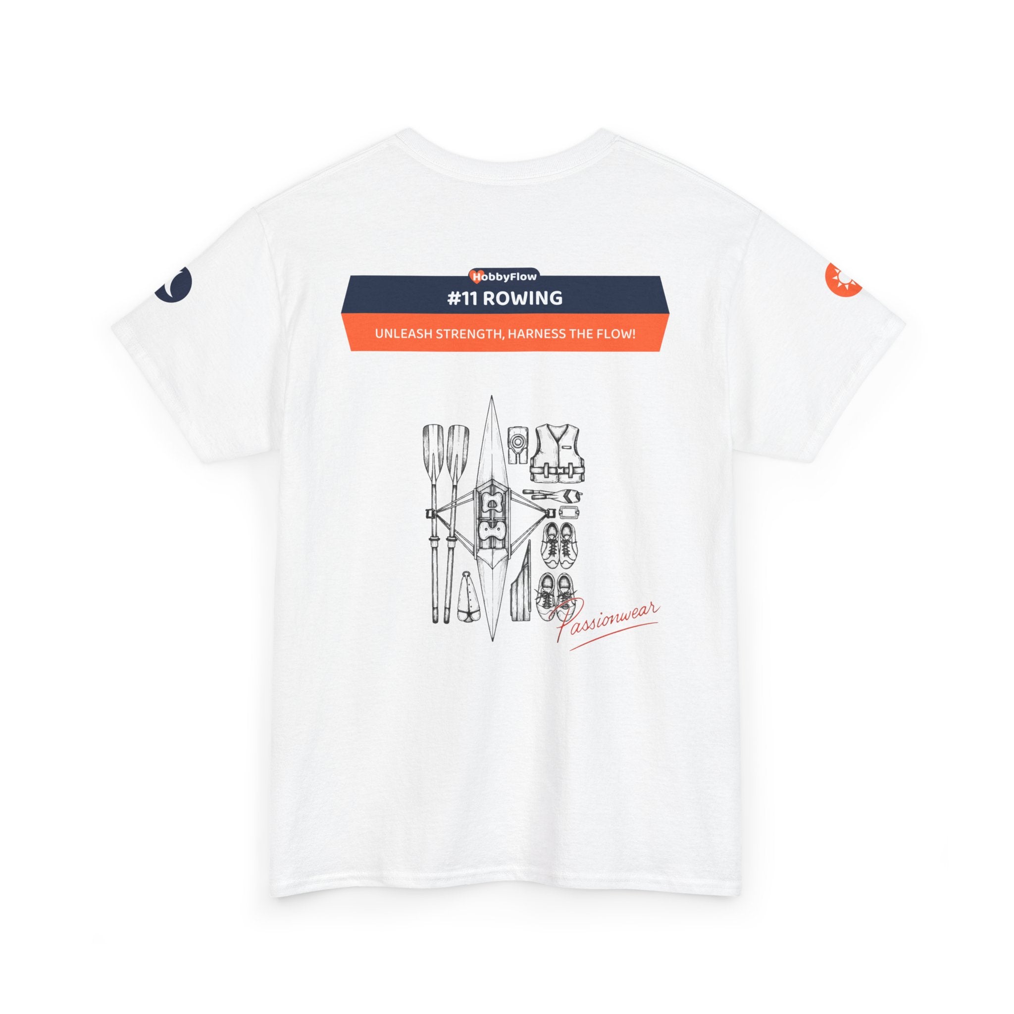HobbyFlow #11 Rowing Tee - Essential Sports & Adventure Wear: Unleash Strength, Harness the Flow!