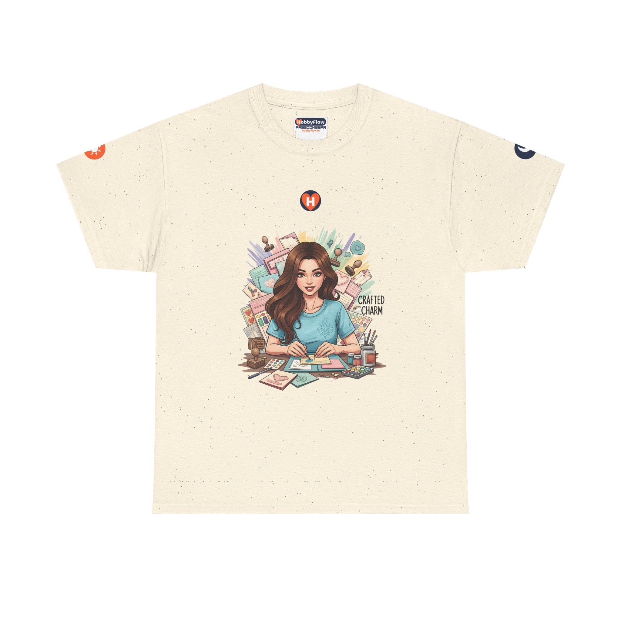 HobbyFlow #121 Card making Tee - Essential Creative Arts & Crafts Wear: Stitching Stories, Sealing Smiles!