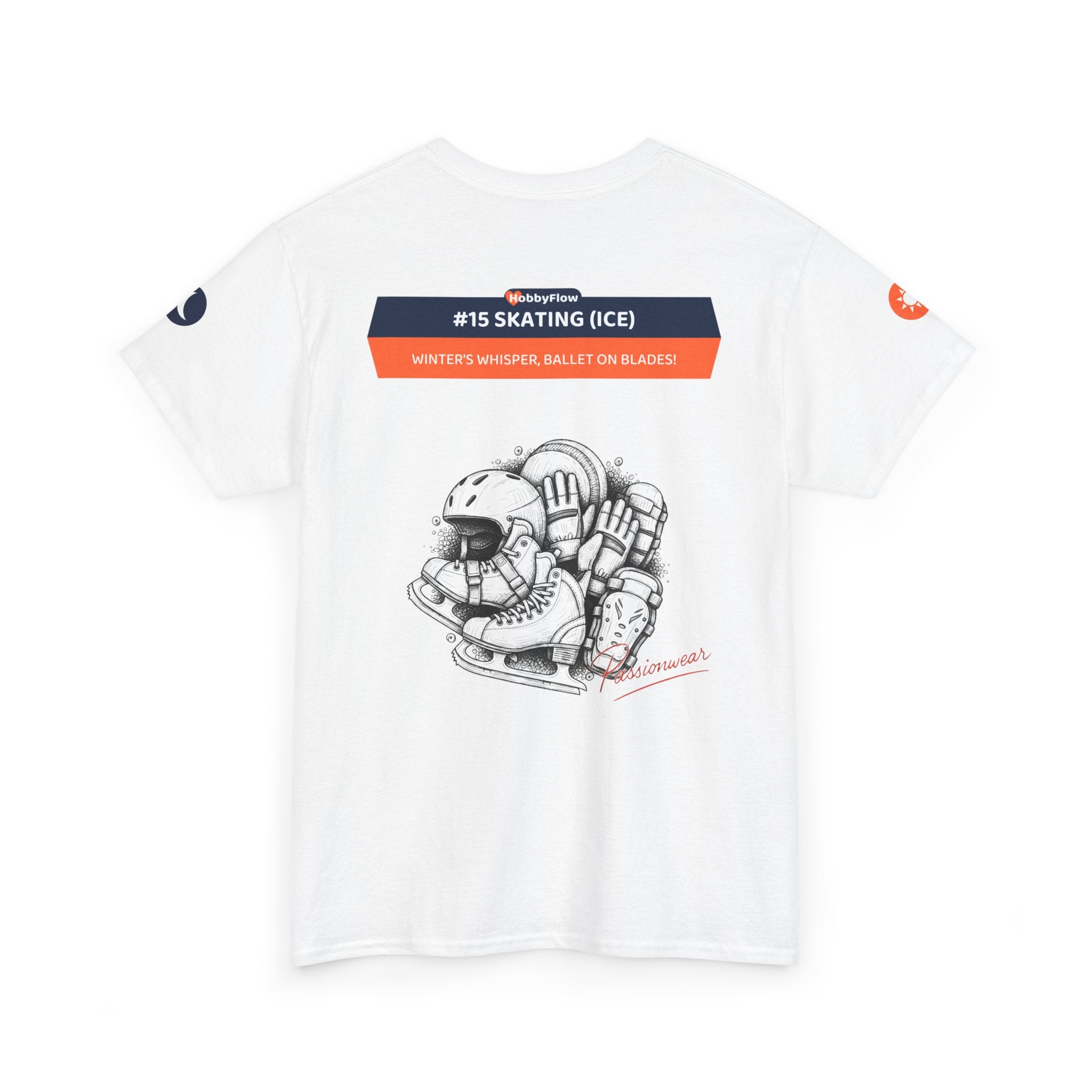 HobbyFlow #15 Skating (Ice) Tee - Essential Sports & Adventure Wear: Winter's Whisper, Ballet on Blades!