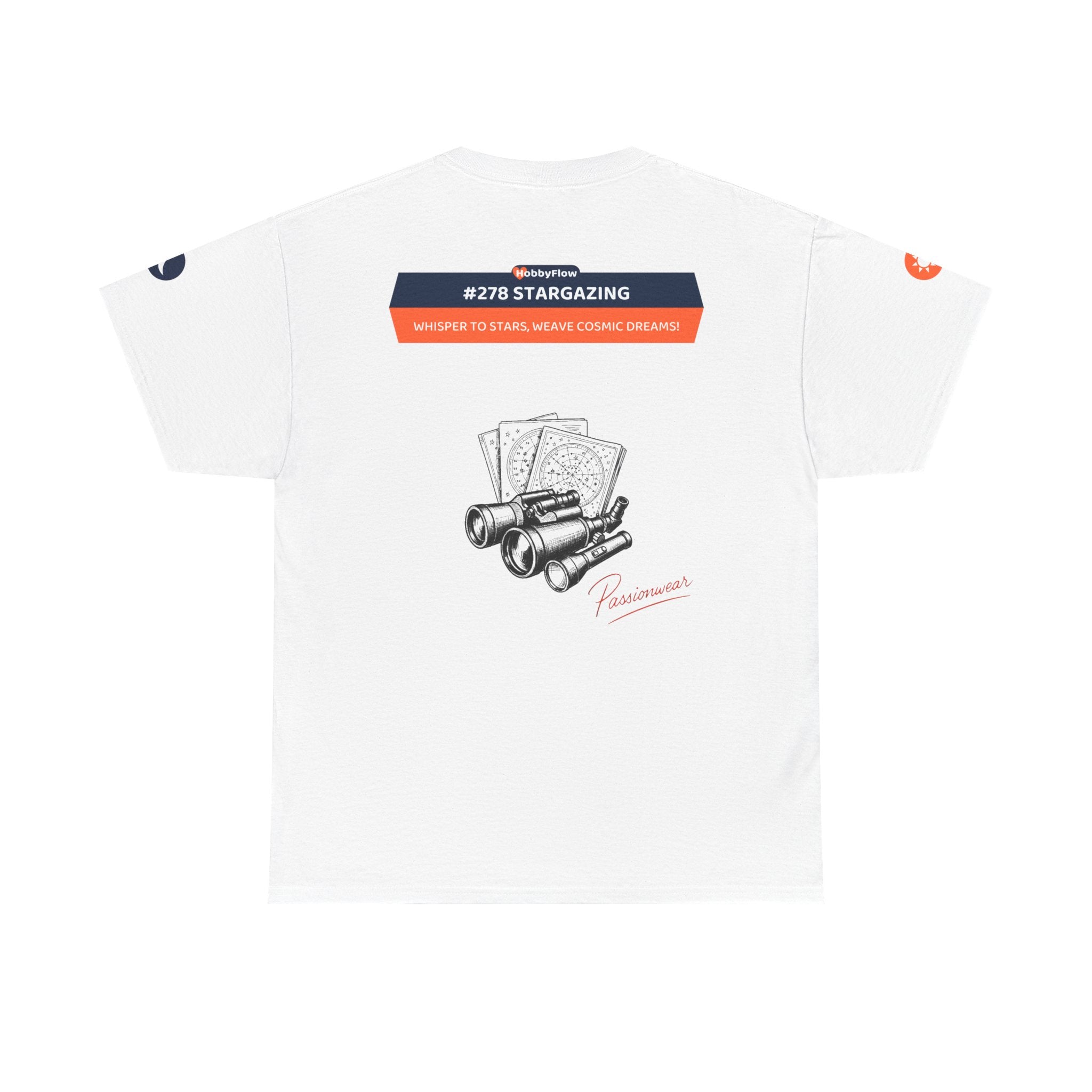 HobbyFlow #278 Stargazing Tee - Essential Gardening & Nature Wear: Whisper to Stars, Weave Cosmic Dreams!