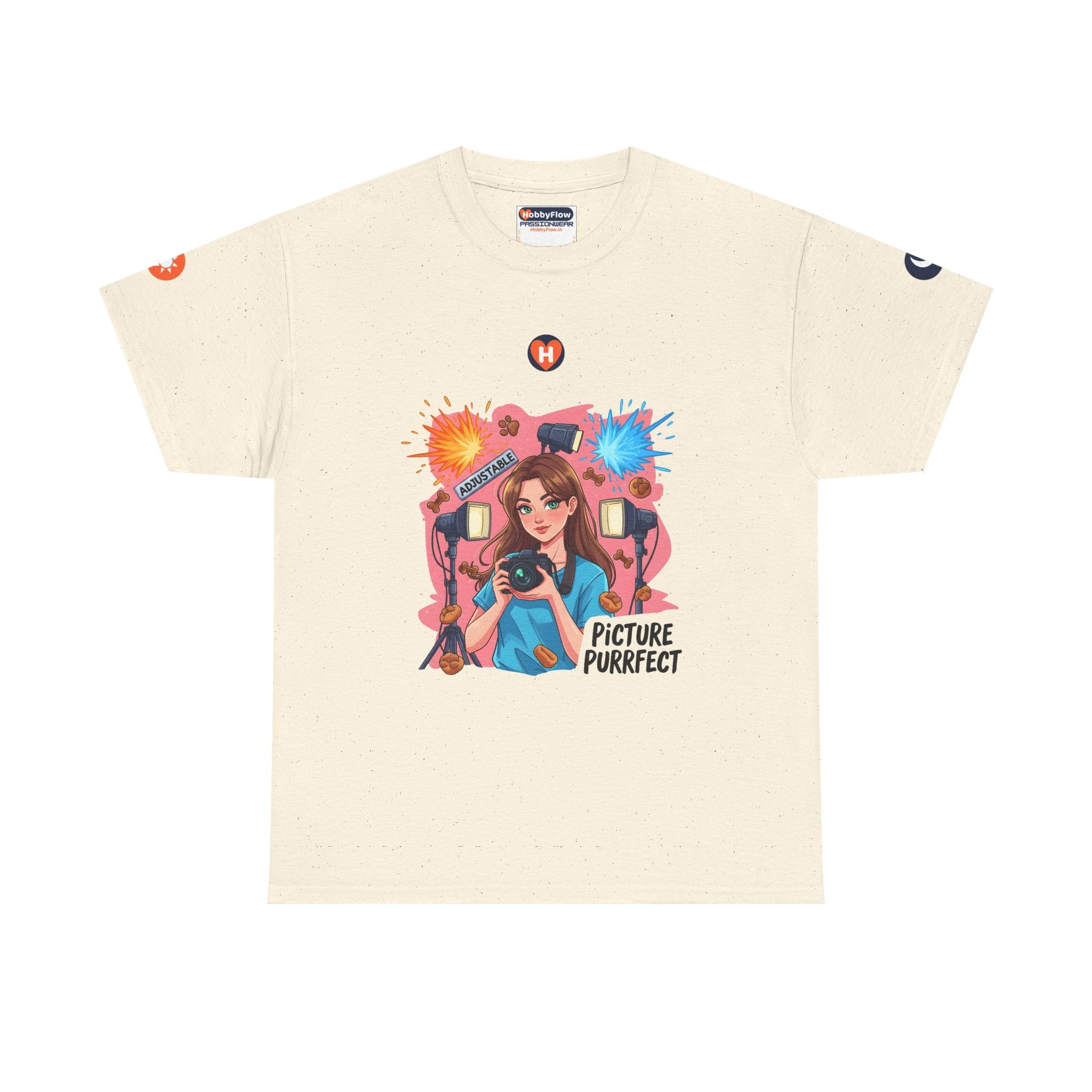 HobbyFlow #303 Pet photography Tee - Essential Animals & Pets Wear: Snap Whiskers, Frame Furry Love.