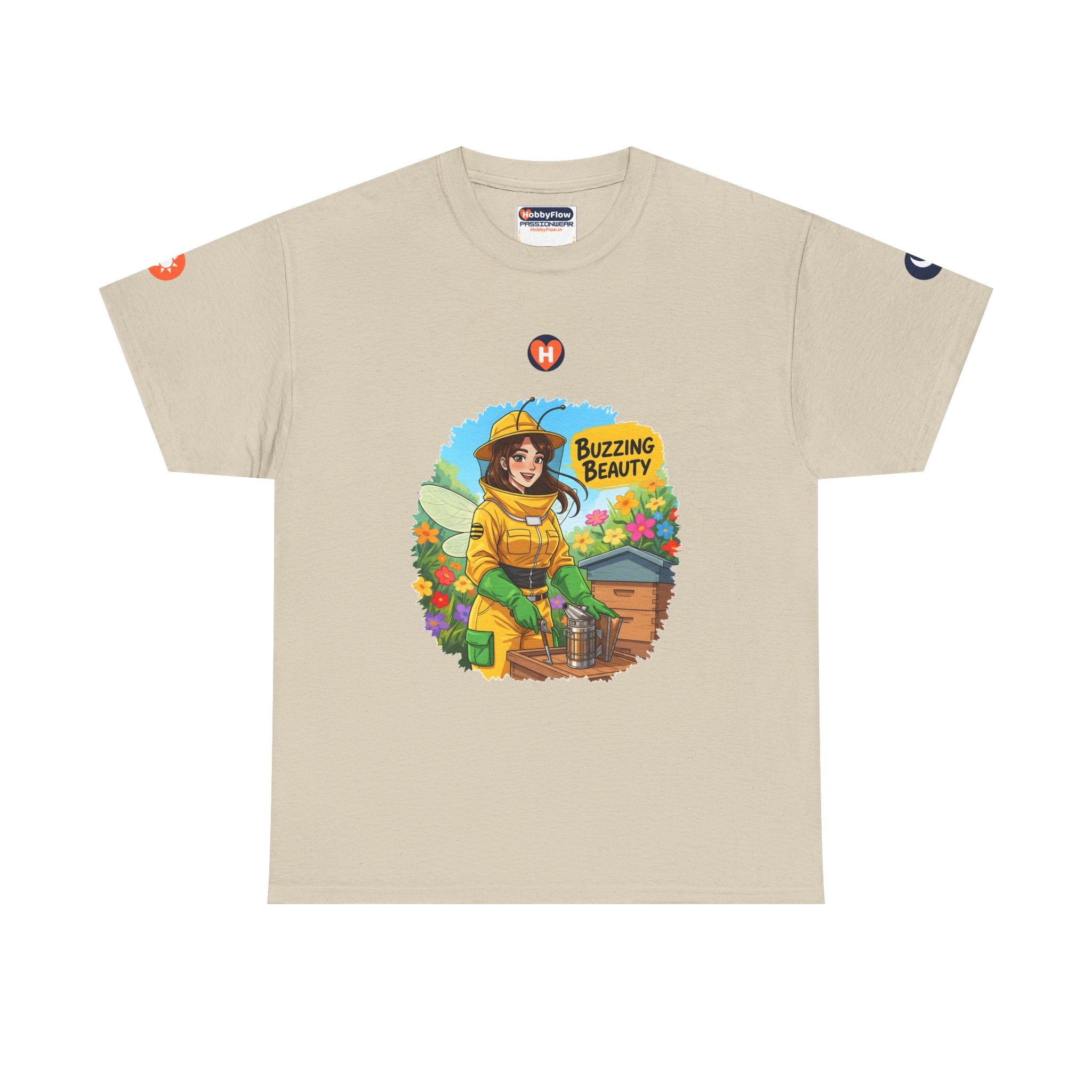 HobbyFlow #270 Beekeeping Tee - Essential Gardening & Nature Wear: Whisper to Wings, Savor Honeyed Harmony!