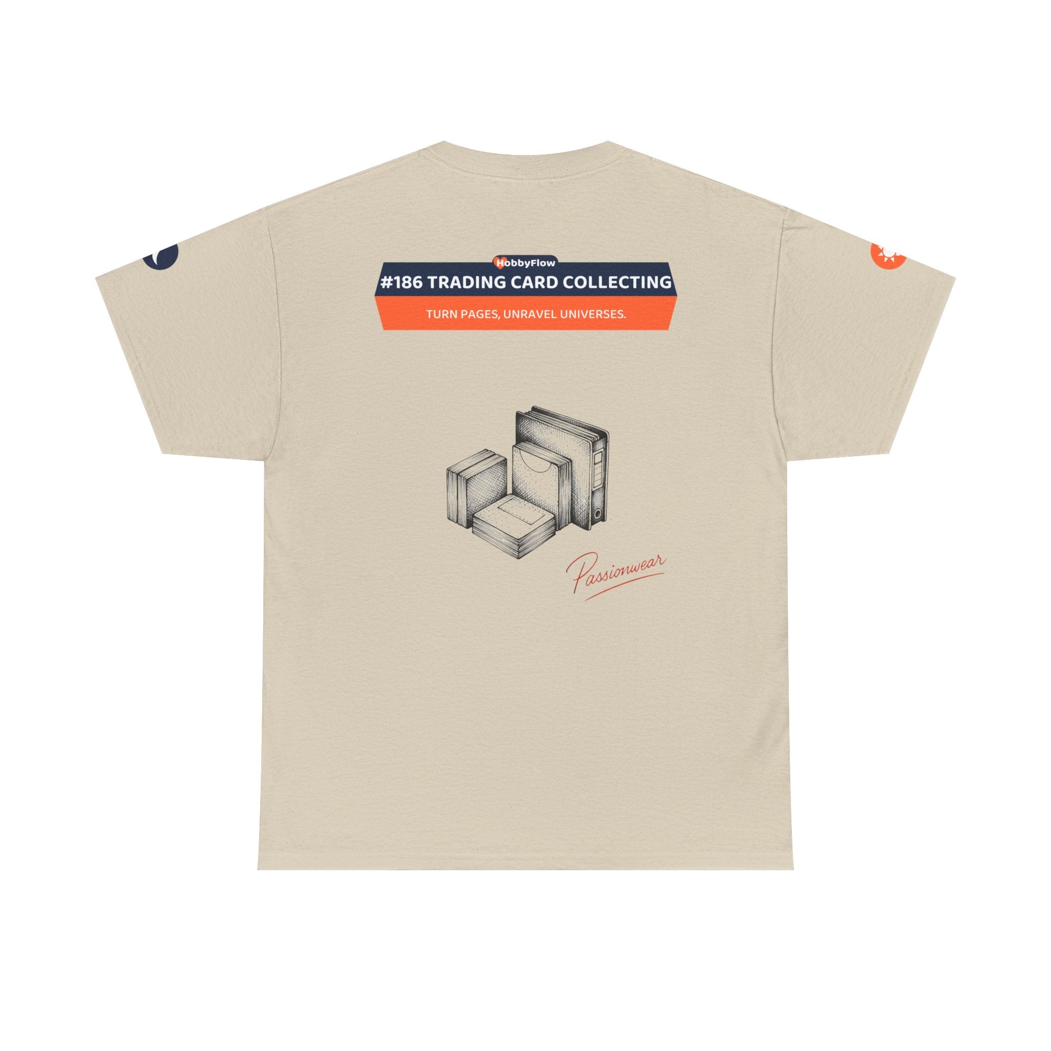 HobbyFlow #186 Trading card collecting Tee - Essential Games & Collecting Wear: Turn Pages, Unravel Universes.