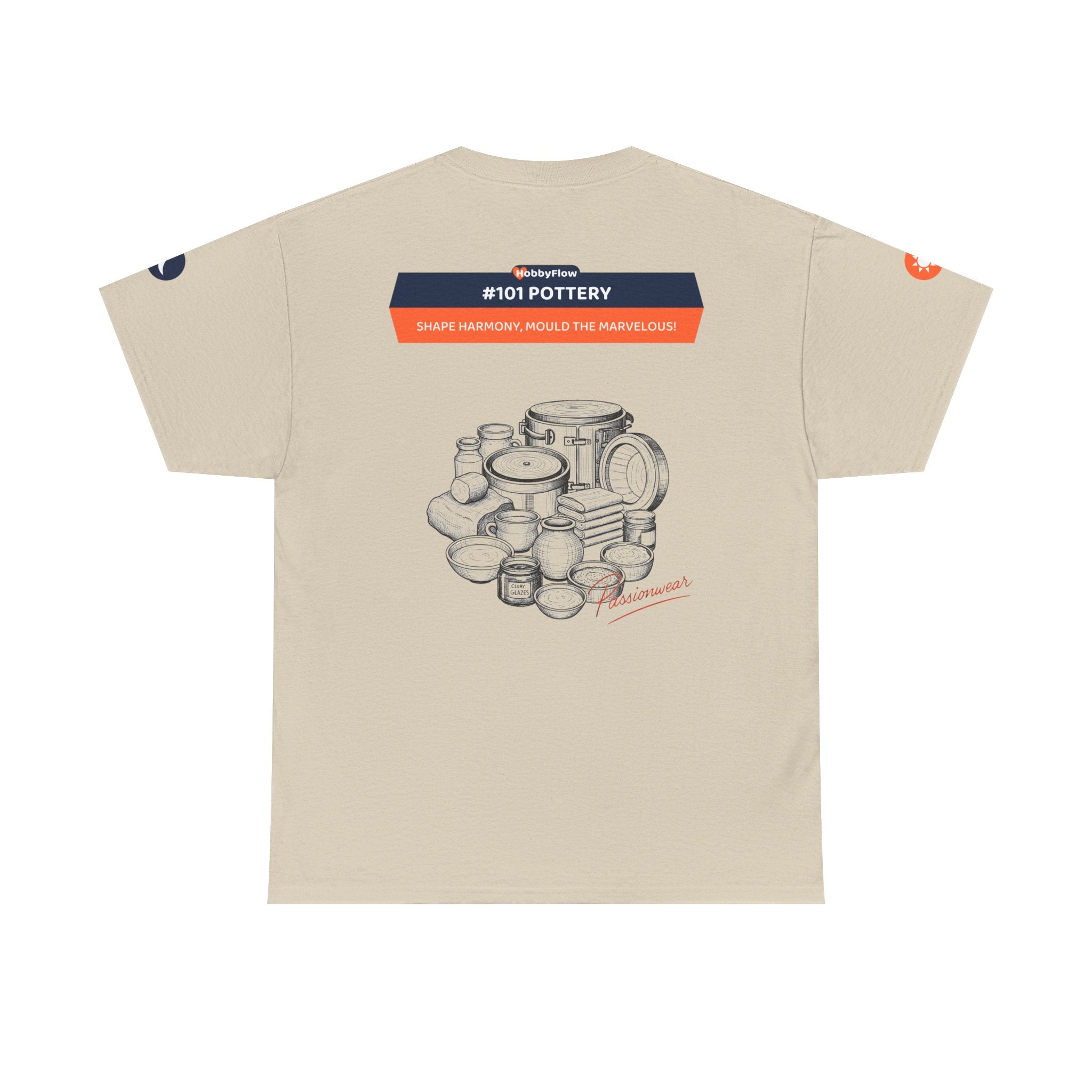HobbyFlow #101 Pottery Tee - Essential Creative Arts & Crafts Wear: Shape Harmony, Mould the Marvelous!