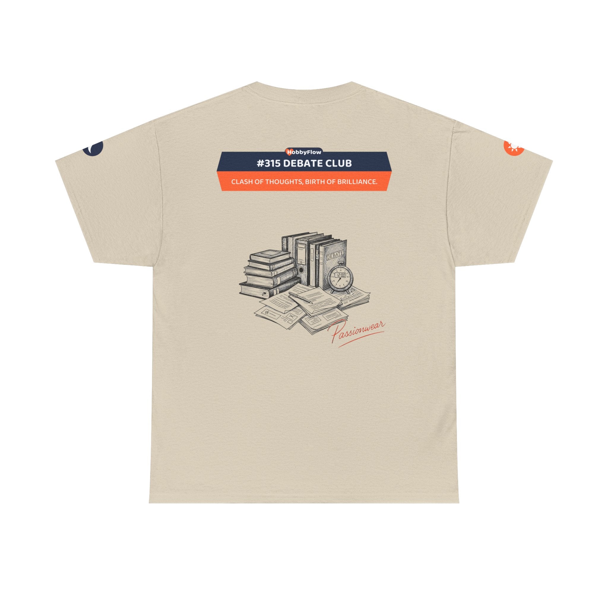 HobbyFlow #315 Debate club Tee - Essential Intellectual & Educational Wear: Clash of Thoughts, Birth of Brilliance.