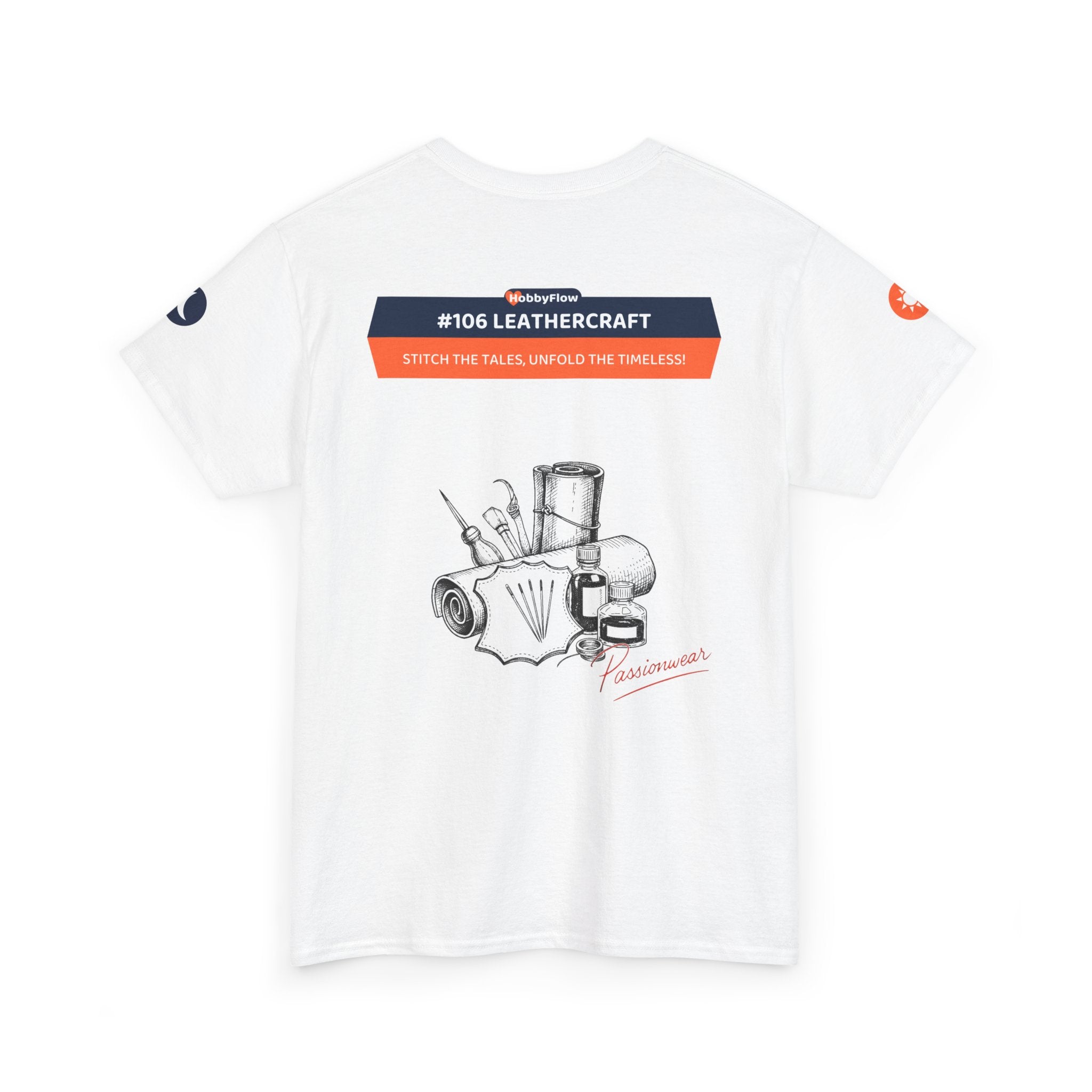 HobbyFlow #106 Leathercraft Tee - Essential Creative Arts & Crafts Wear: Stitch the Tales, Unfold the Timeless!