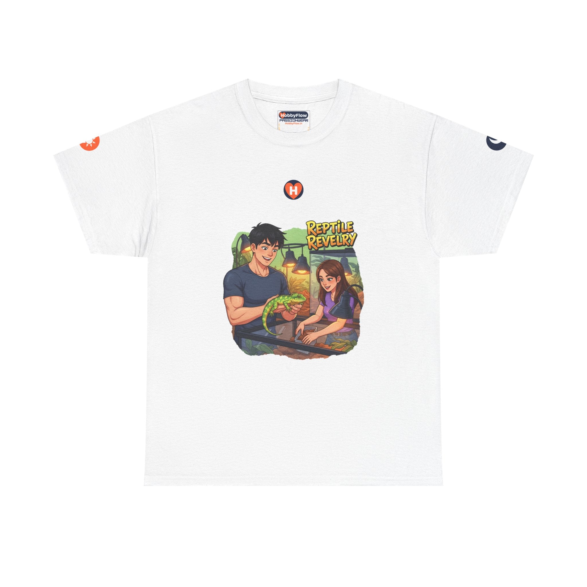 HobbyFlow #301 Reptile keeping Tee - Essential Animals & Pets Wear: Scale Serenity, Bask in Bravura!