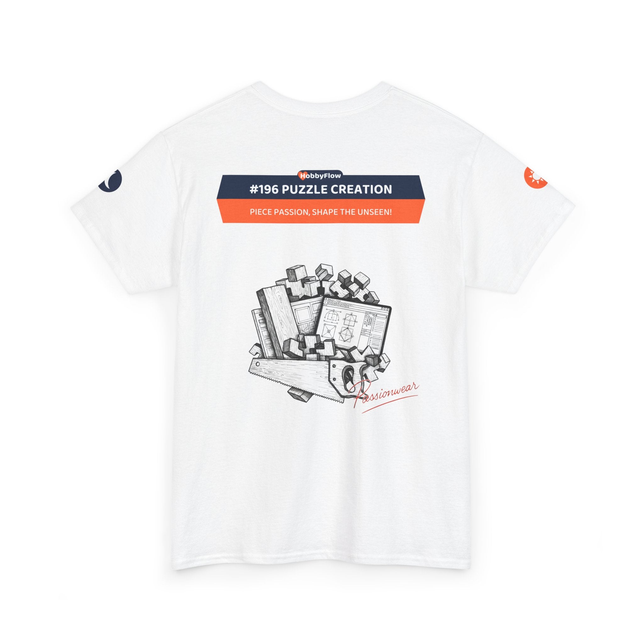 HobbyFlow #196 Puzzle creation Tee - Essential Games & Collecting Wear: Piece Passion, Shape the Unseen!