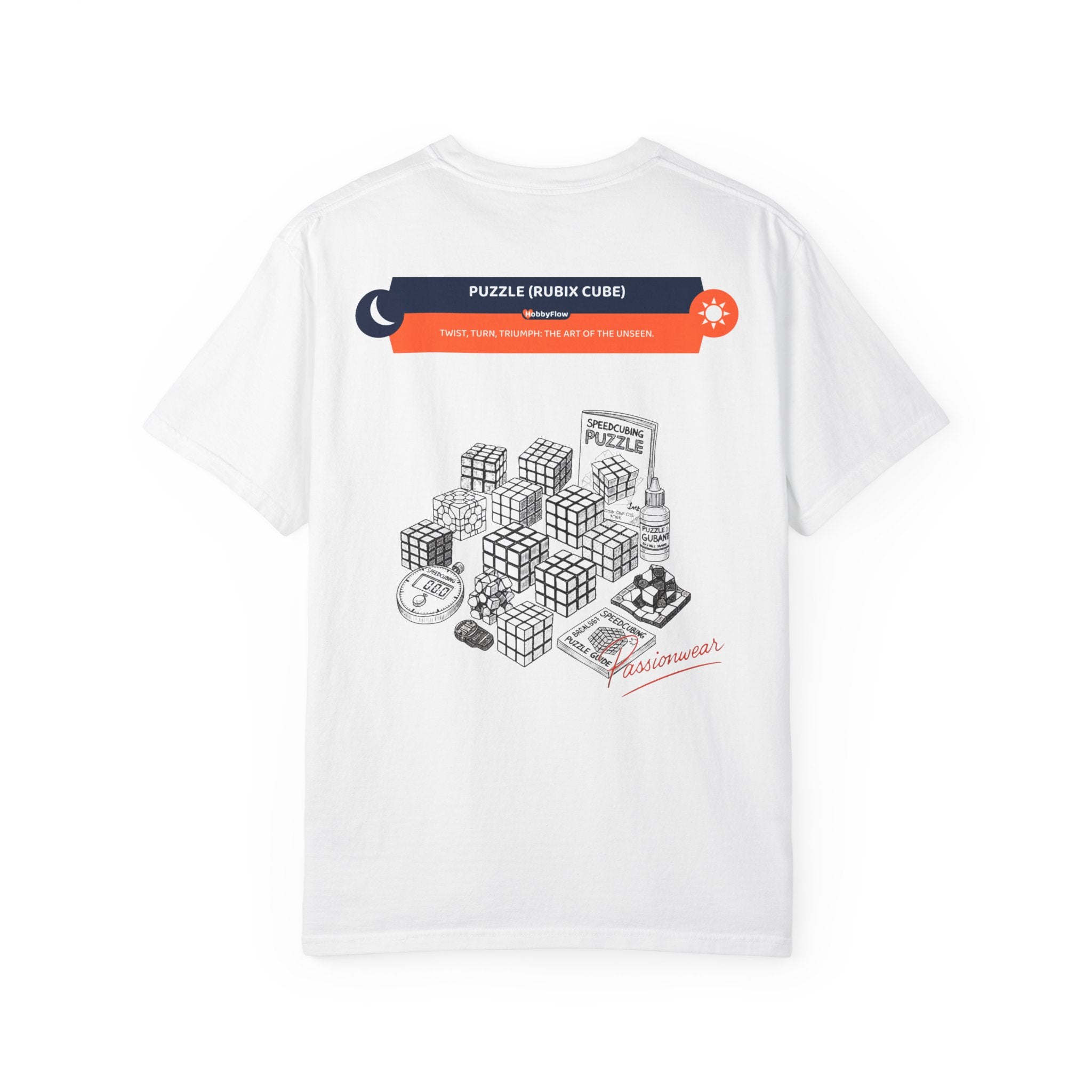 HobbyFlow Mens Essential Puzzle (Rubix cube) Passionwear