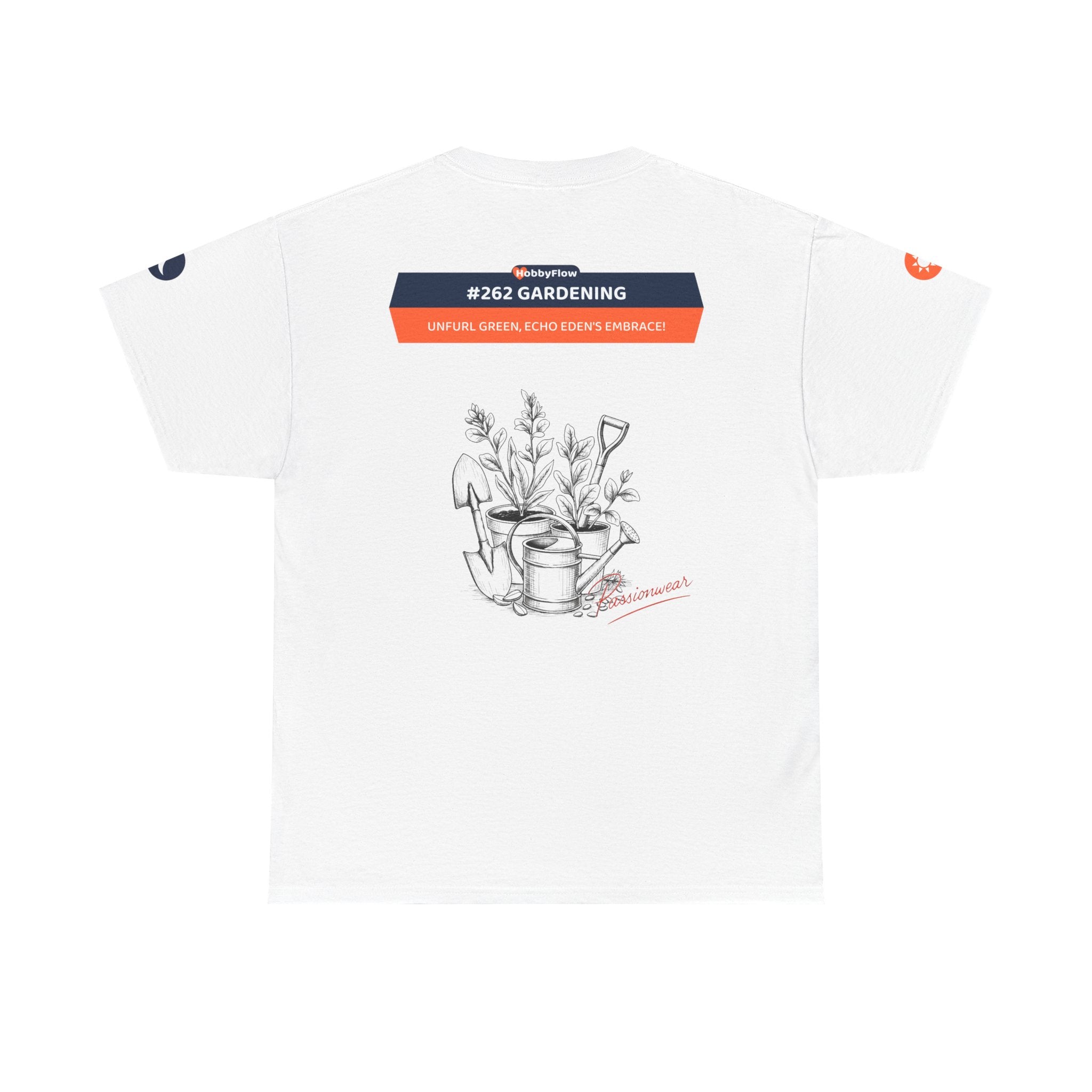 HobbyFlow #262 Gardening Tee - Essential Gardening & Nature Wear: Unfurl Green, Echo Eden's Embrace!