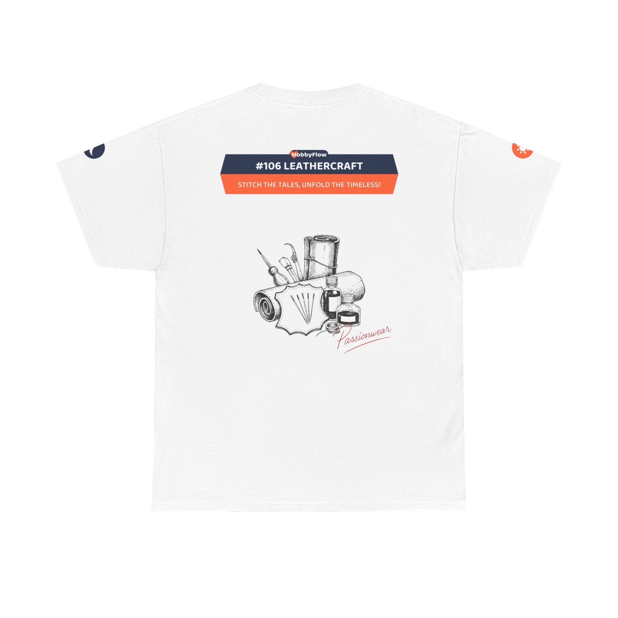 HobbyFlow #106 Leathercraft Tee - Essential Creative Arts & Crafts Wear: Stitch the Tales, Unfold the Timeless!