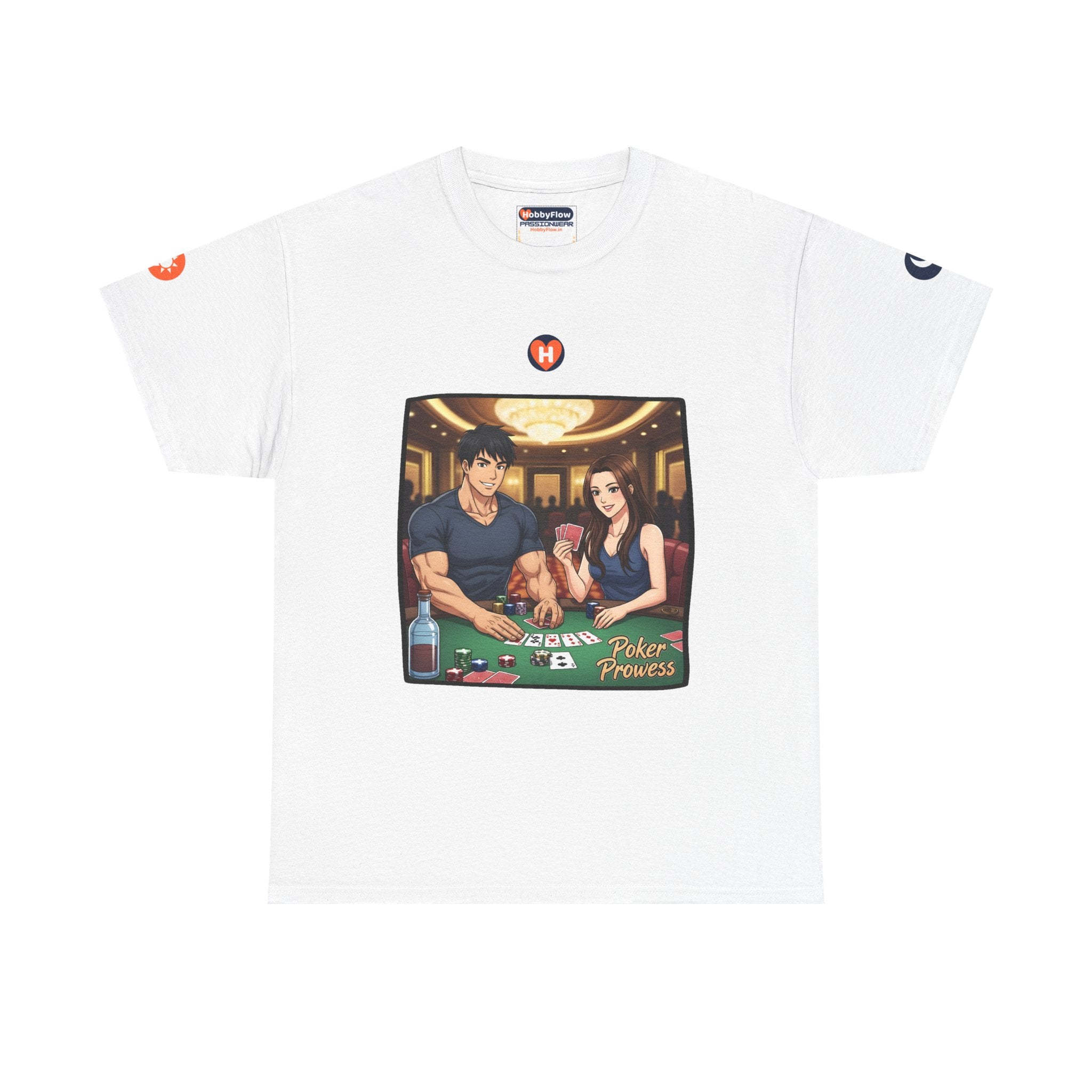 HobbyFlow #182 Poker Tee - Essential Games & Collecting Wear: Deal with Destiny, Shuffle Success.
