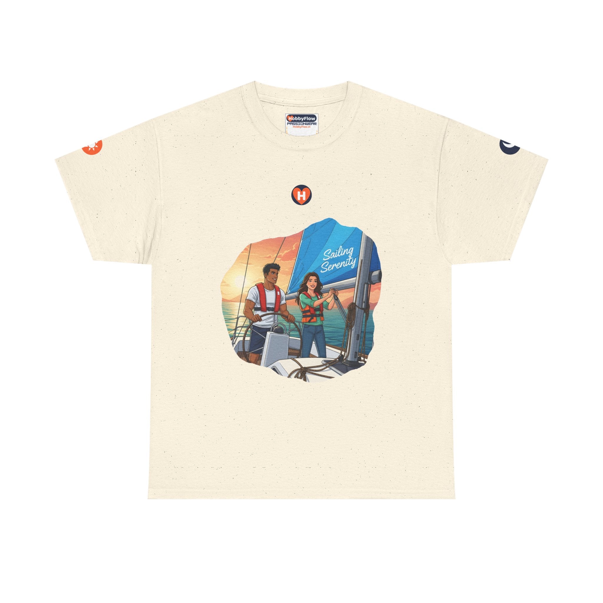 HobbyFlow #12 Sailing Tee - Essential Sports & Adventure Wear: Ride the Waves, Kiss the Sky!