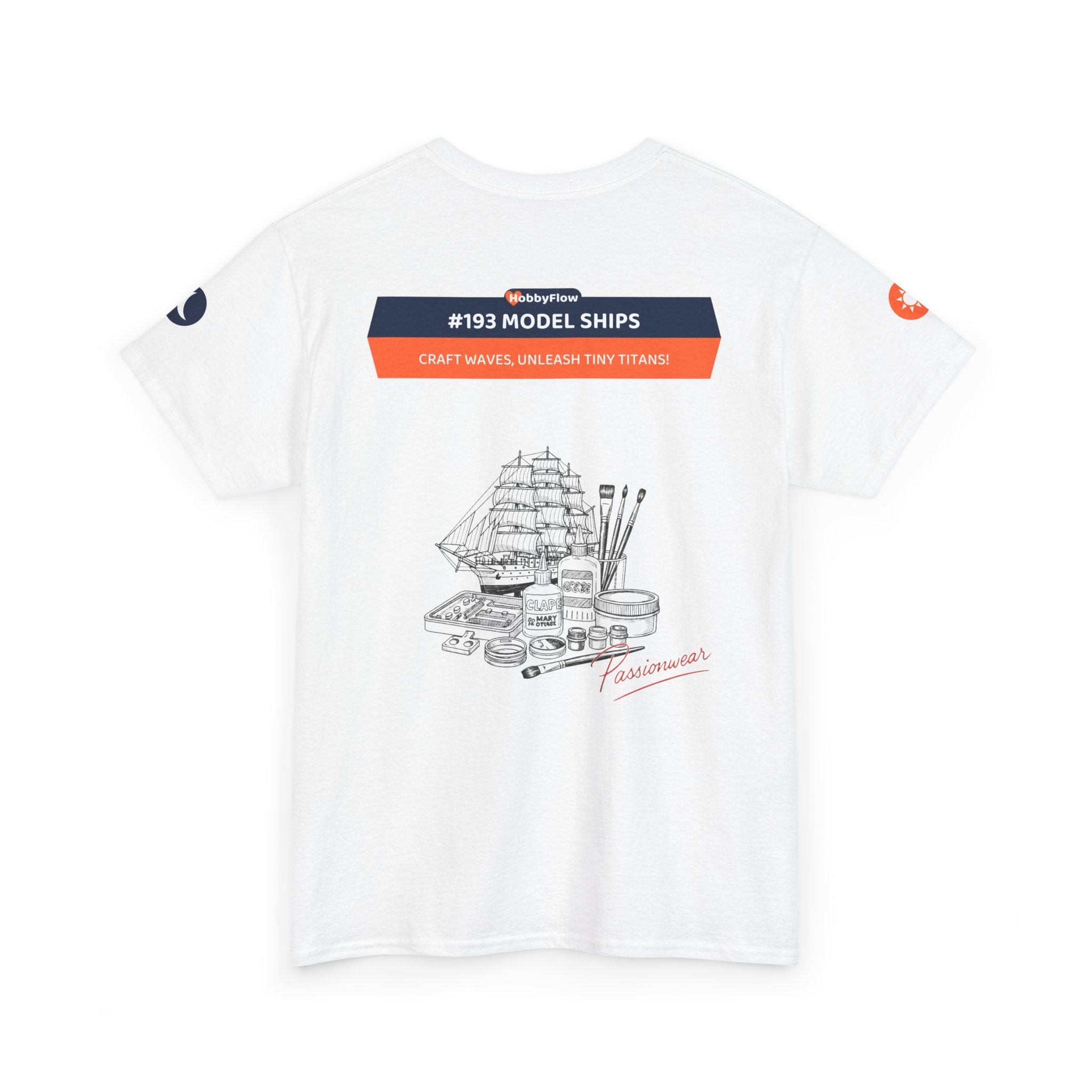 HobbyFlow #193 Model ships Tee - Essential Games & Collecting Wear: Craft Waves, Unleash Tiny Titans!