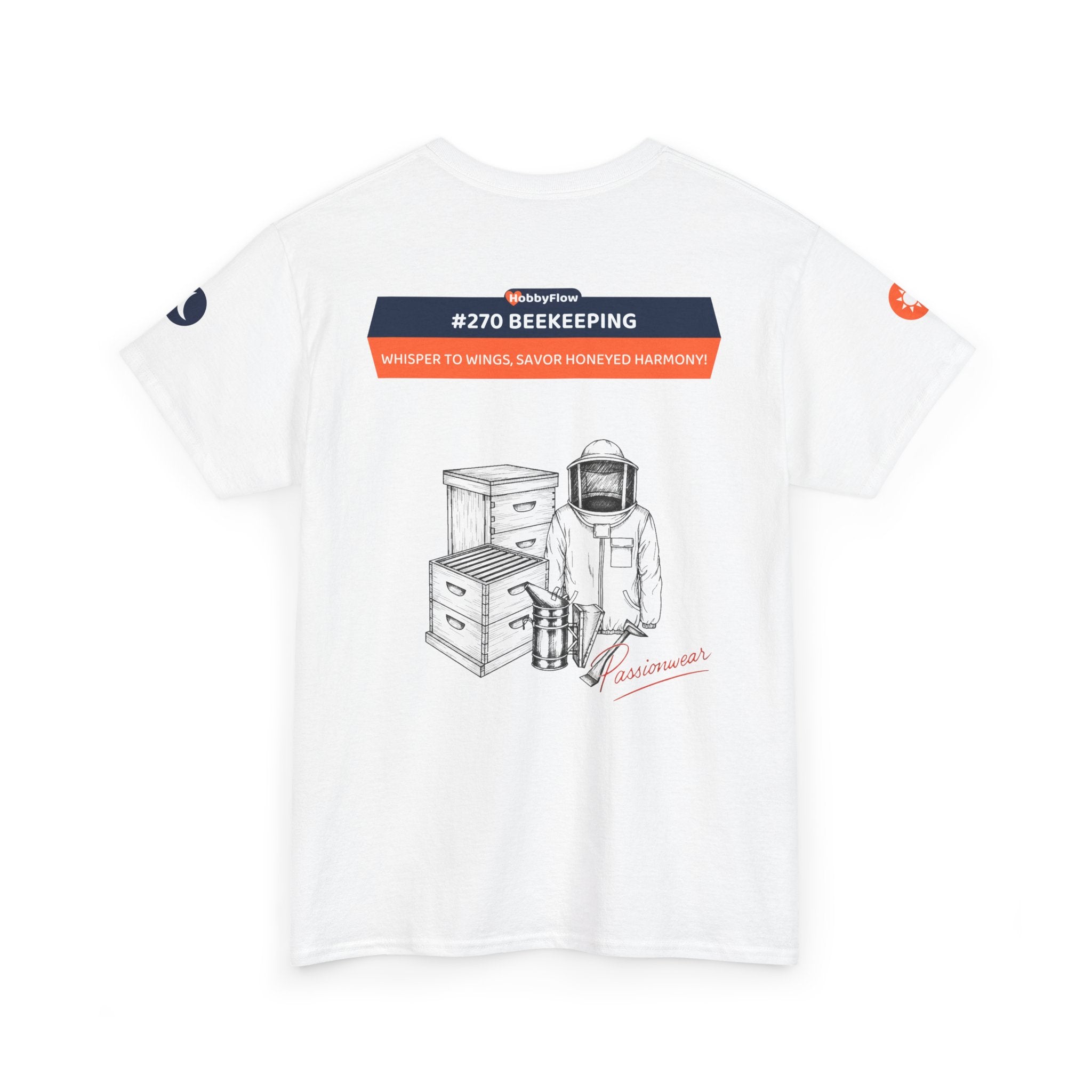 HobbyFlow #270 Beekeeping Tee - Essential Gardening & Nature Wear: Whisper to Wings, Savor Honeyed Harmony!
