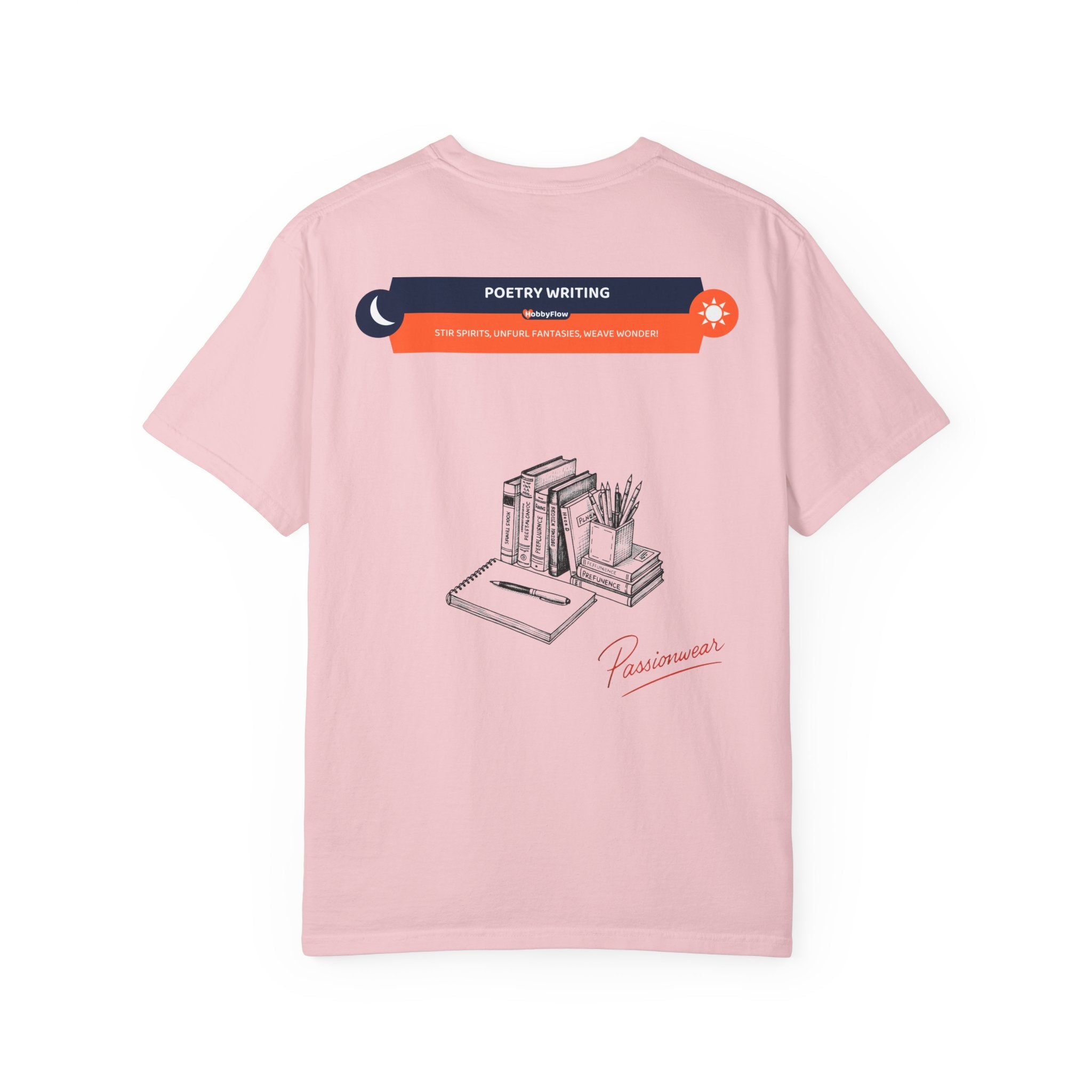 HobbyFlow Womens Essential Poetry writing Passionwear