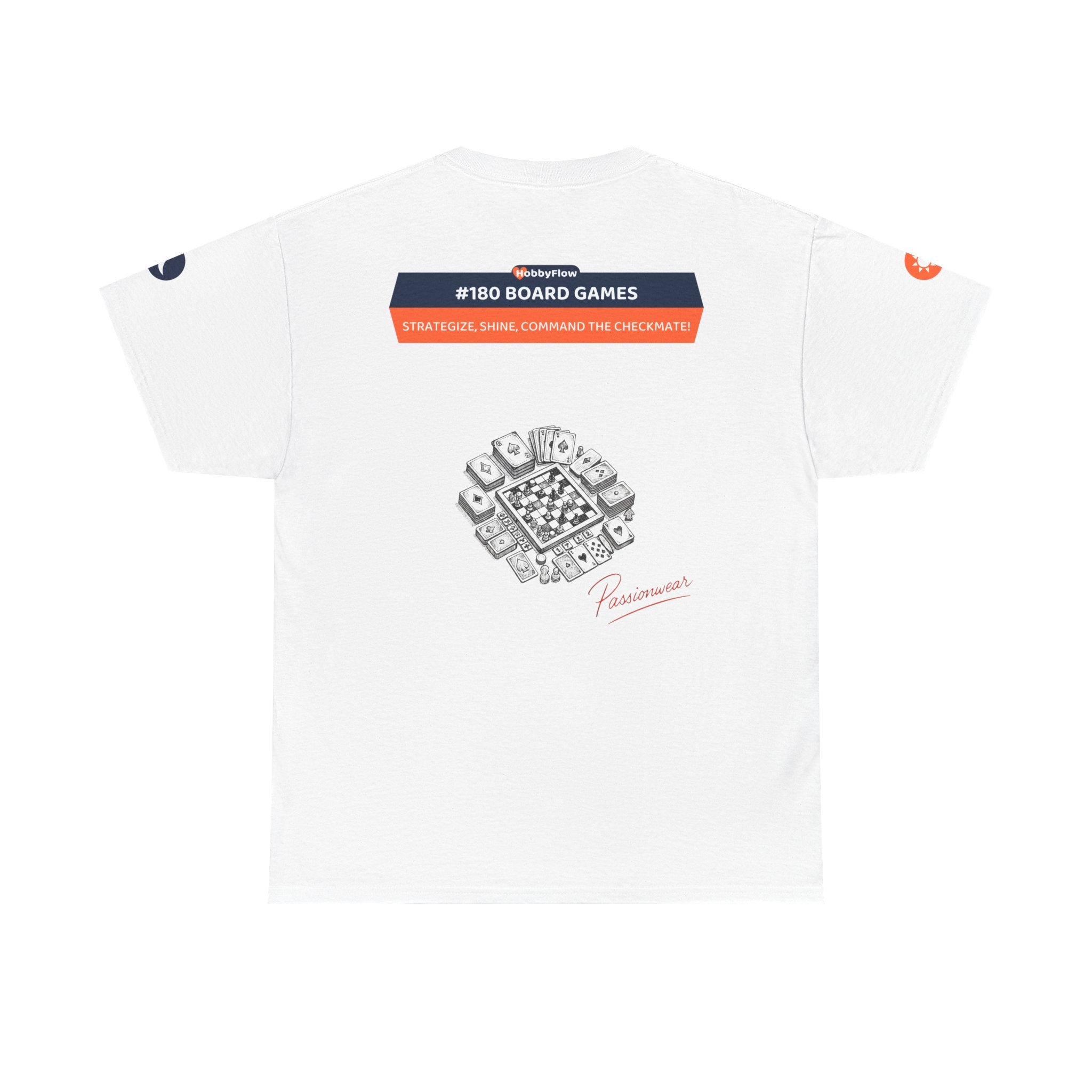 HobbyFlow #180 Board games Tee - Essential Games & Collecting Wear: Strategize, Shine, Command the Checkmate!
