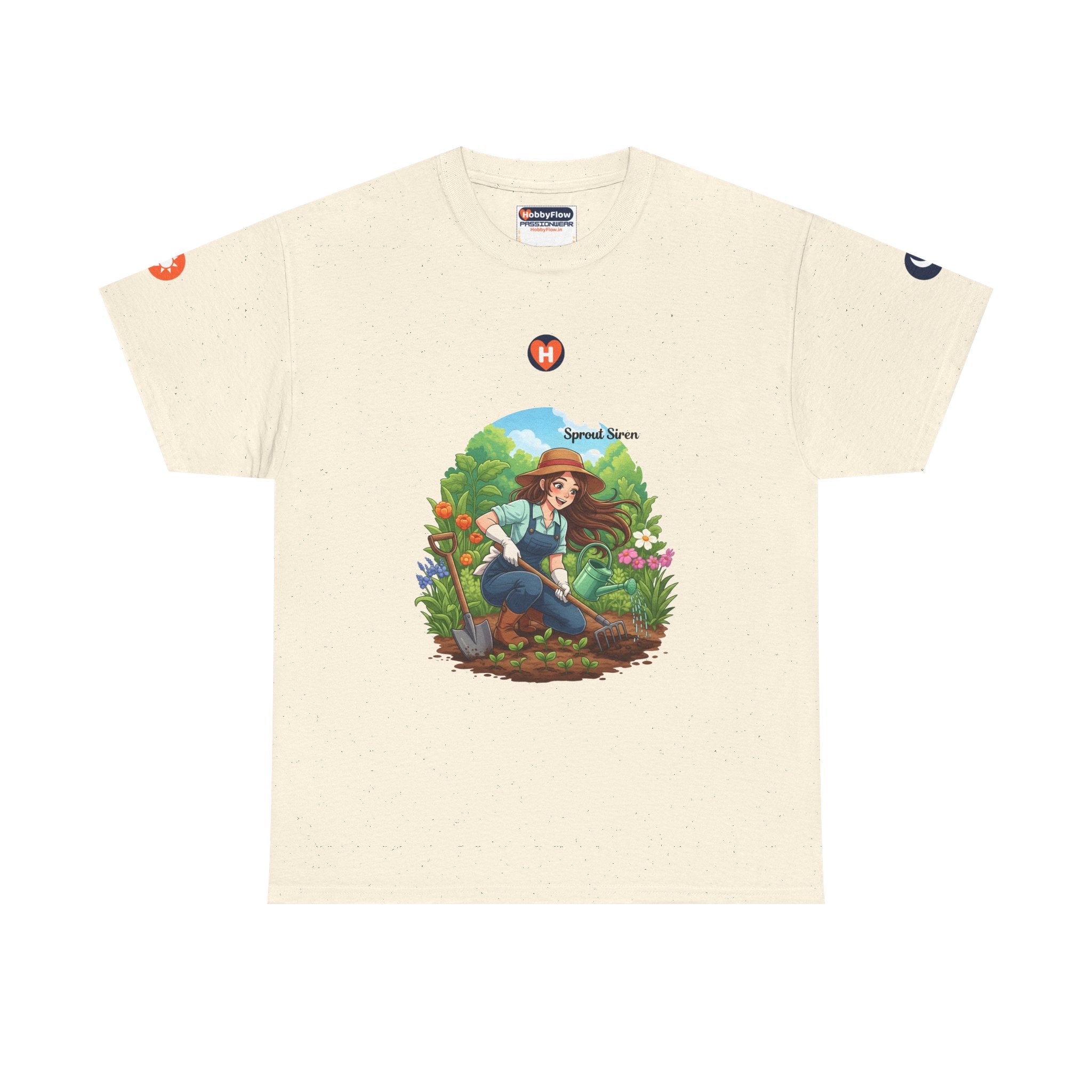 HobbyFlow #262 Gardening Tee - Essential Gardening & Nature Wear: Unfurl Green, Echo Eden's Embrace!