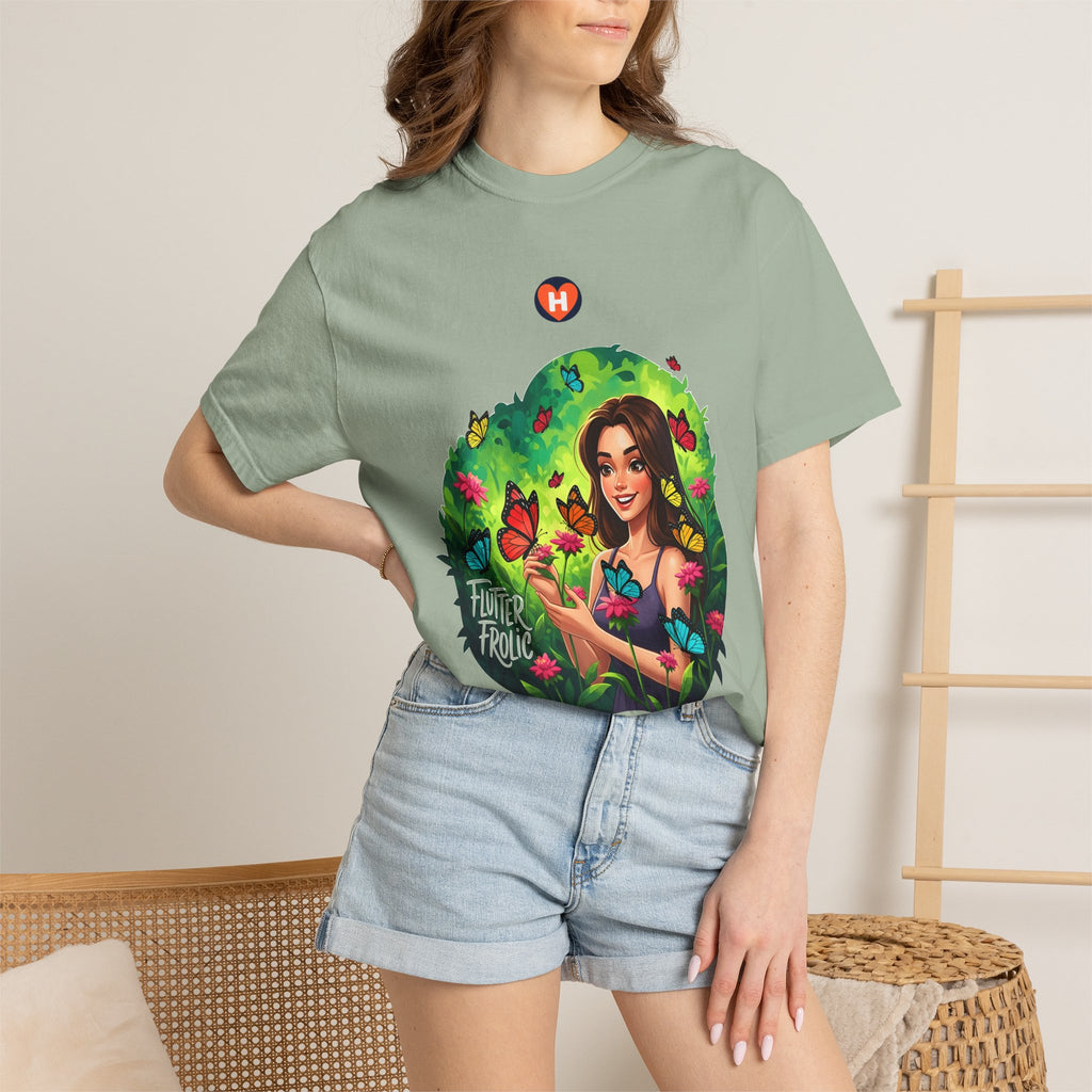 HobbyFlow Womens Essential Butterfly gardening Passionwear