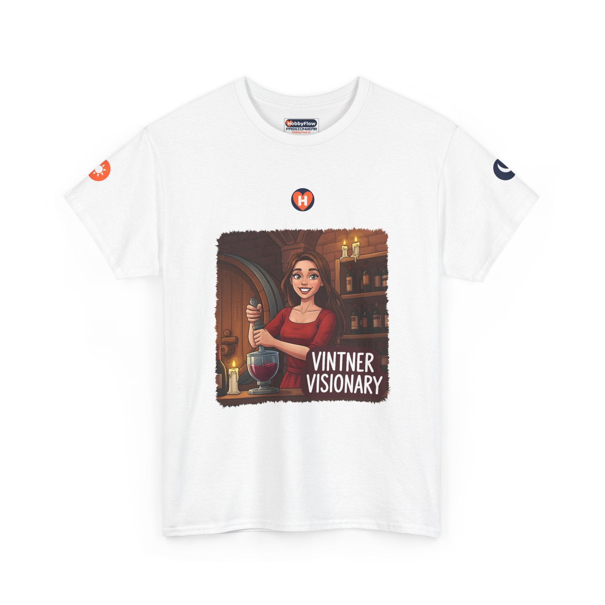 HobbyFlow #254 Wine blending Tee - Essential Food & Drink Wear: Sip Symphony, Stir Passion, Blend Bold!