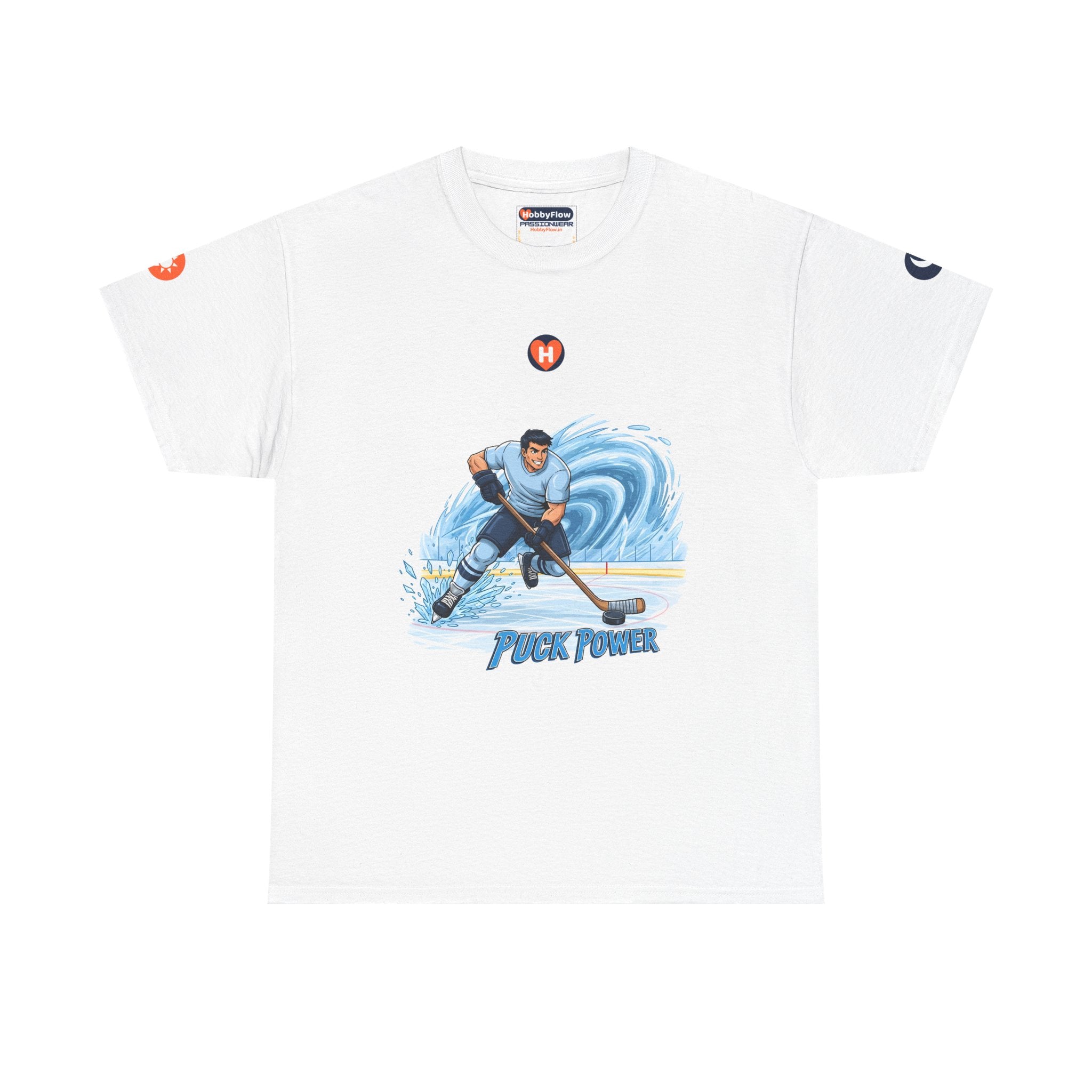 HobbyFlow #19 Ice hockey Tee - Essential Sports & Adventure Wear: Chase the Chill, Ignite the Ice!