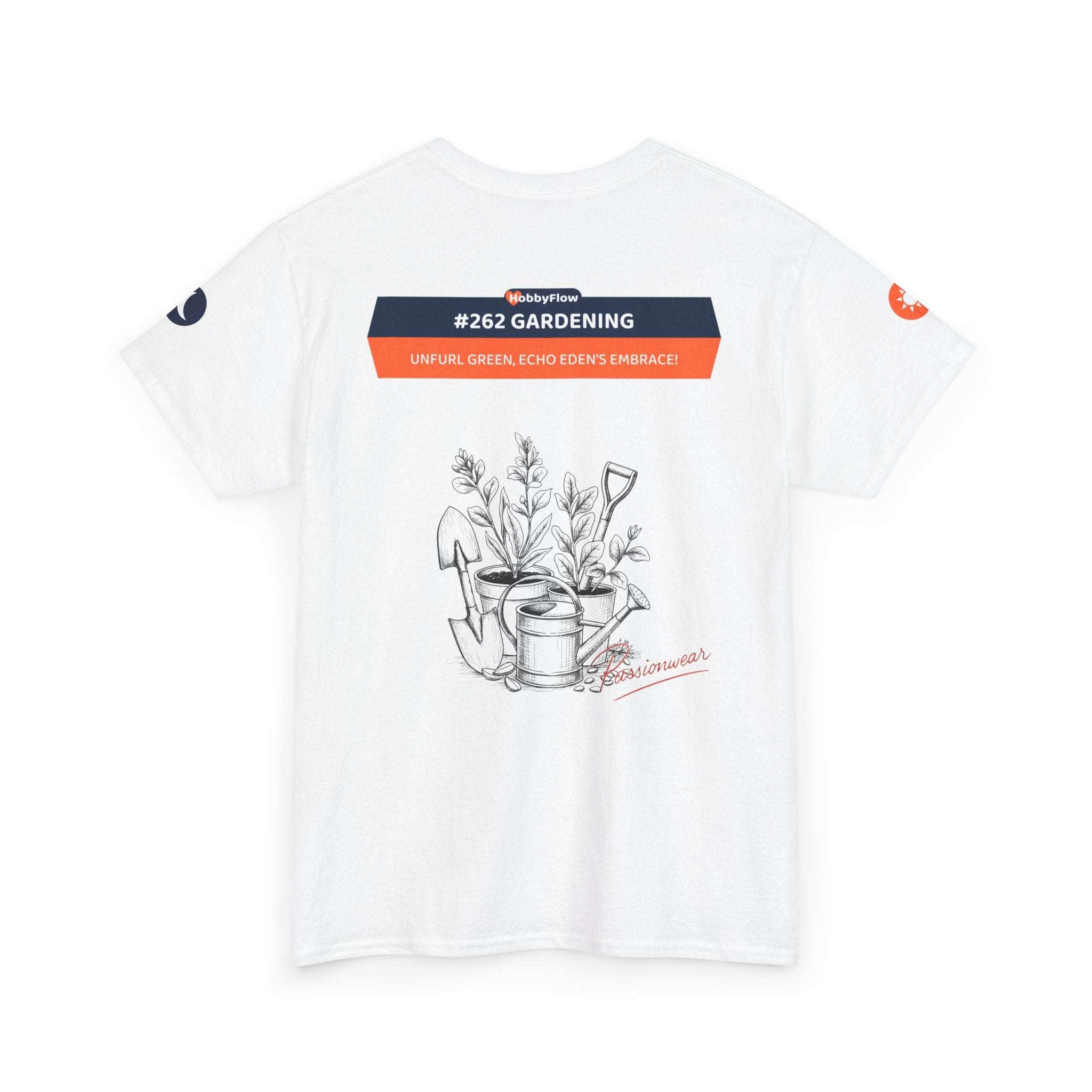 HobbyFlow #262 Gardening Tee - Essential Gardening & Nature Wear: Unfurl Green, Echo Eden's Embrace!