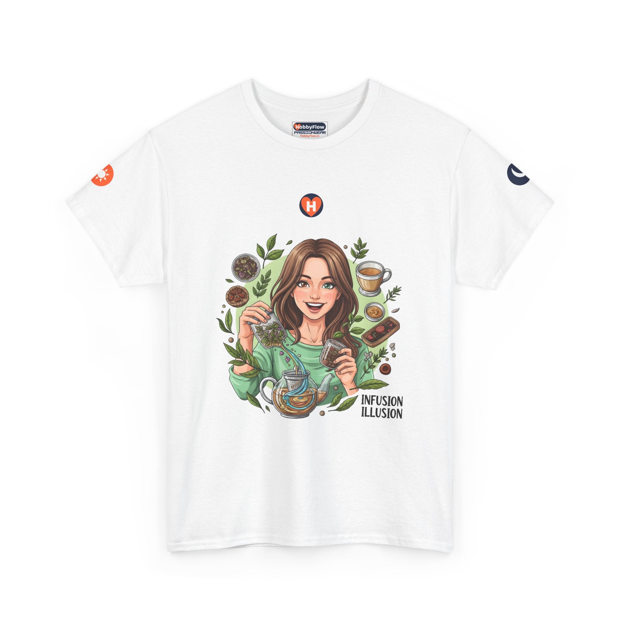 HobbyFlow #247 Tea blending Tee - Essential Food & Drink Wear: Brew Mystique, Steep in Wonder!