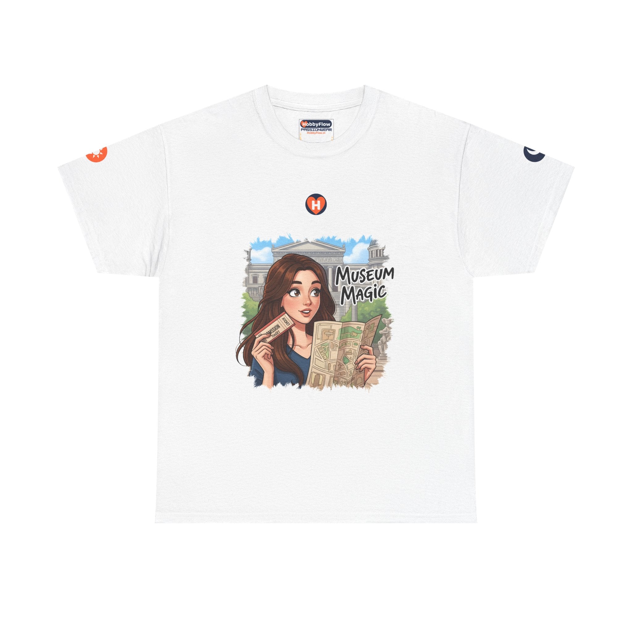 HobbyFlow #310 Visiting museums Tee - Essential Intellectual & Educational Wear: Unfolding Epochs, Enlivening Souls.