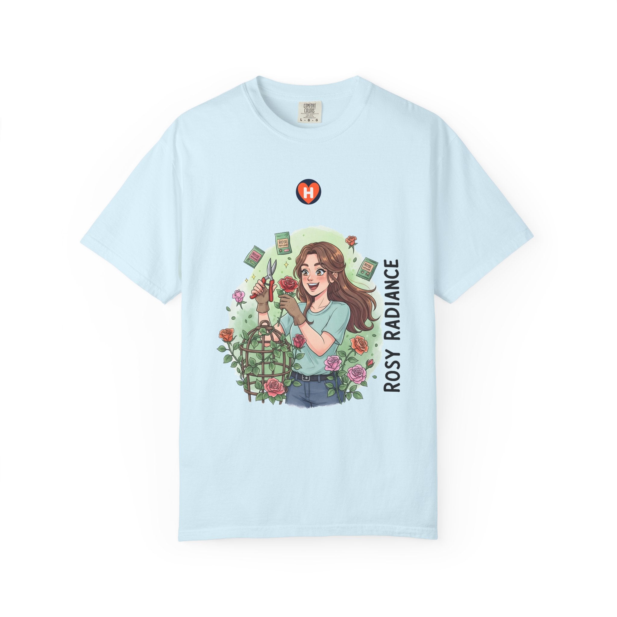 HobbyFlow Womens Essential Rose gardening Passionwear