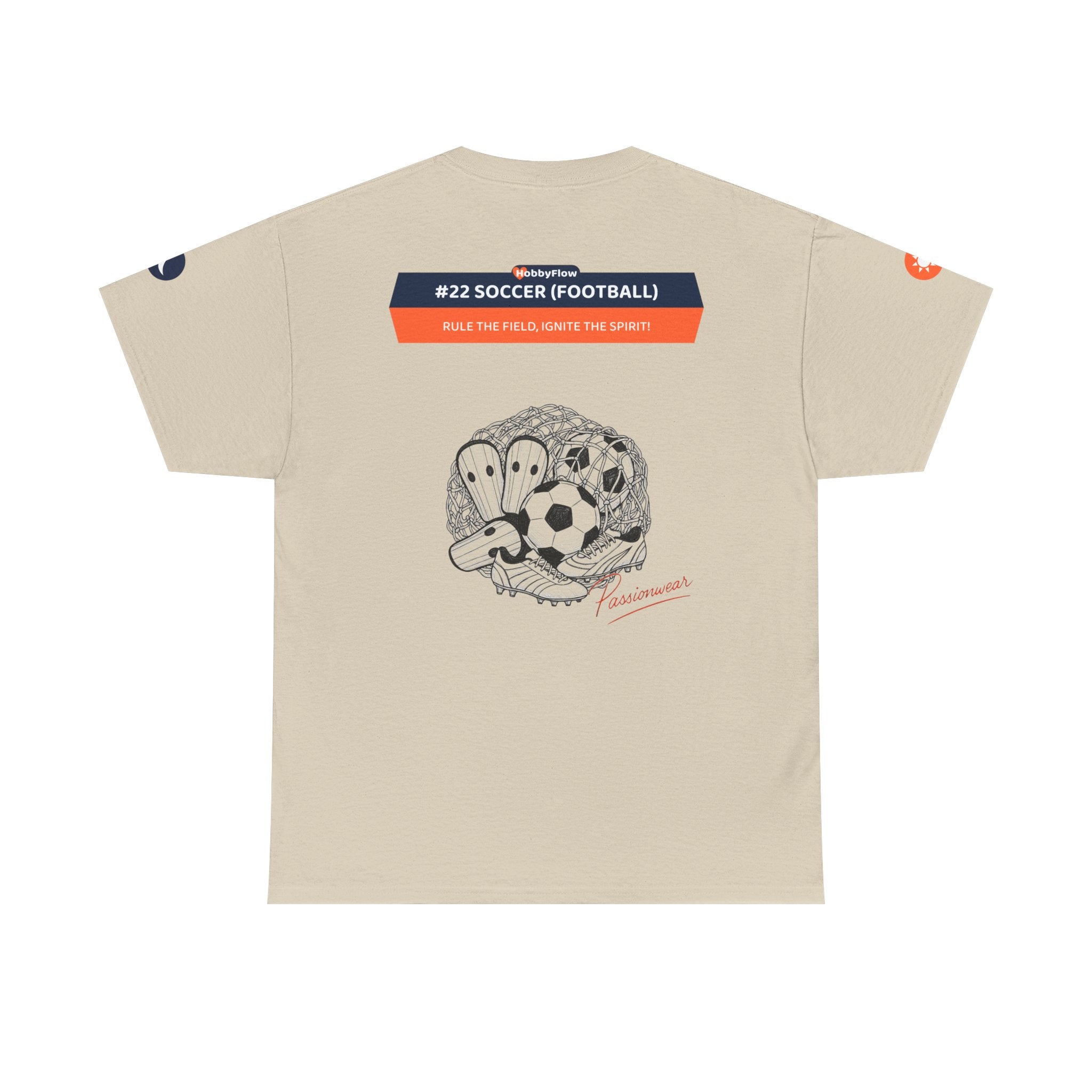 HobbyFlow #22 Soccer (Football) Tee - Essential Sports & Adventure Wear: Rule the Field, Ignite the Spirit!