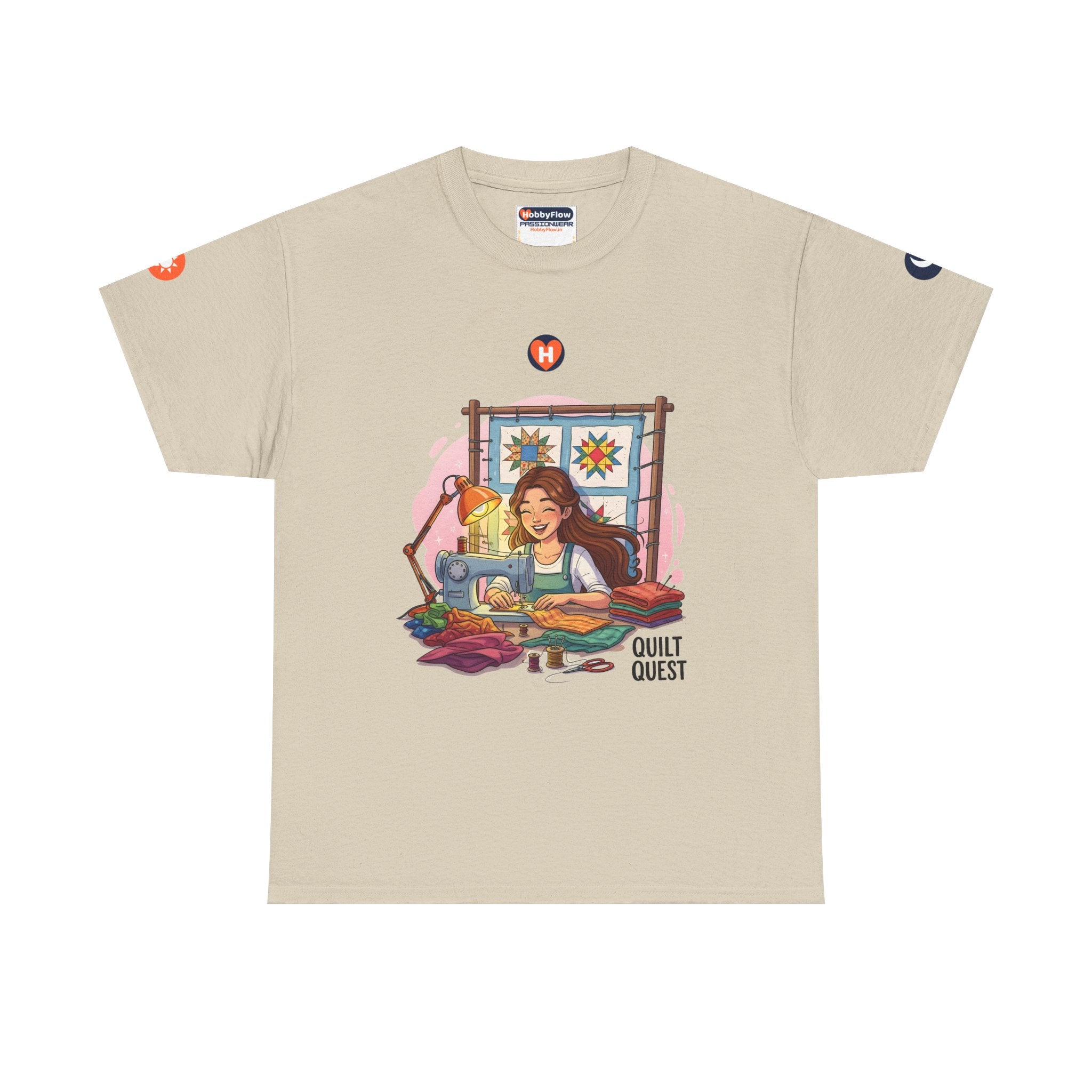 HobbyFlow #110 Quilting Tee - Essential Creative Arts & Crafts Wear: Sew Dreams, Weave Wonders, Live Art!