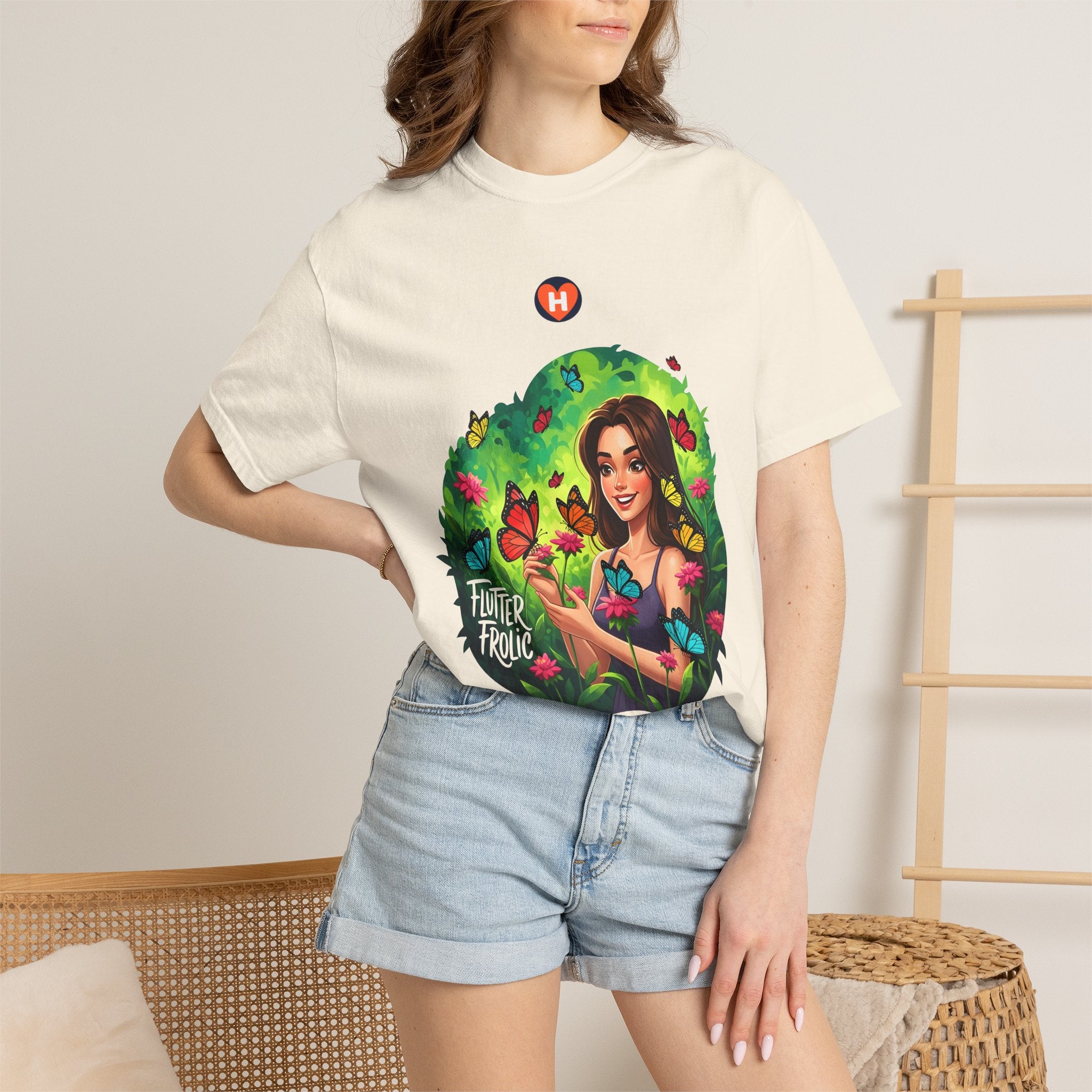 HobbyFlow Womens Essential Butterfly gardening Passionwear