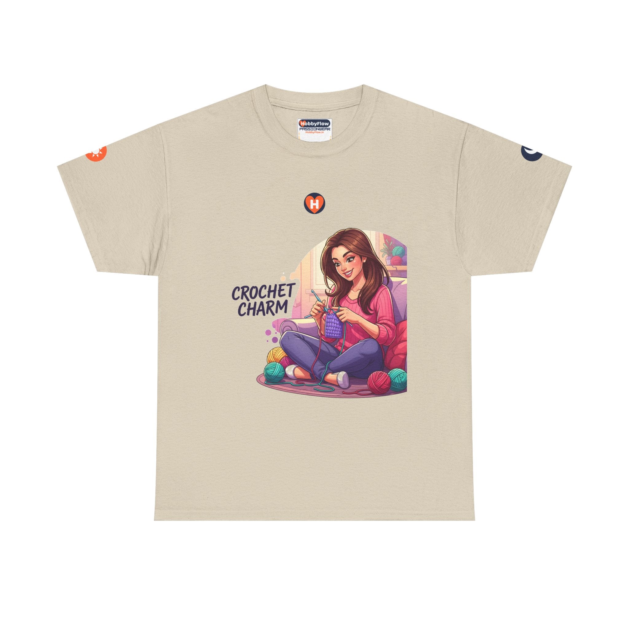 HobbyFlow #114 Crochet Tee - Essential Creative Arts & Crafts Wear: Loop in Love, Unfurl the Unseen Magic!