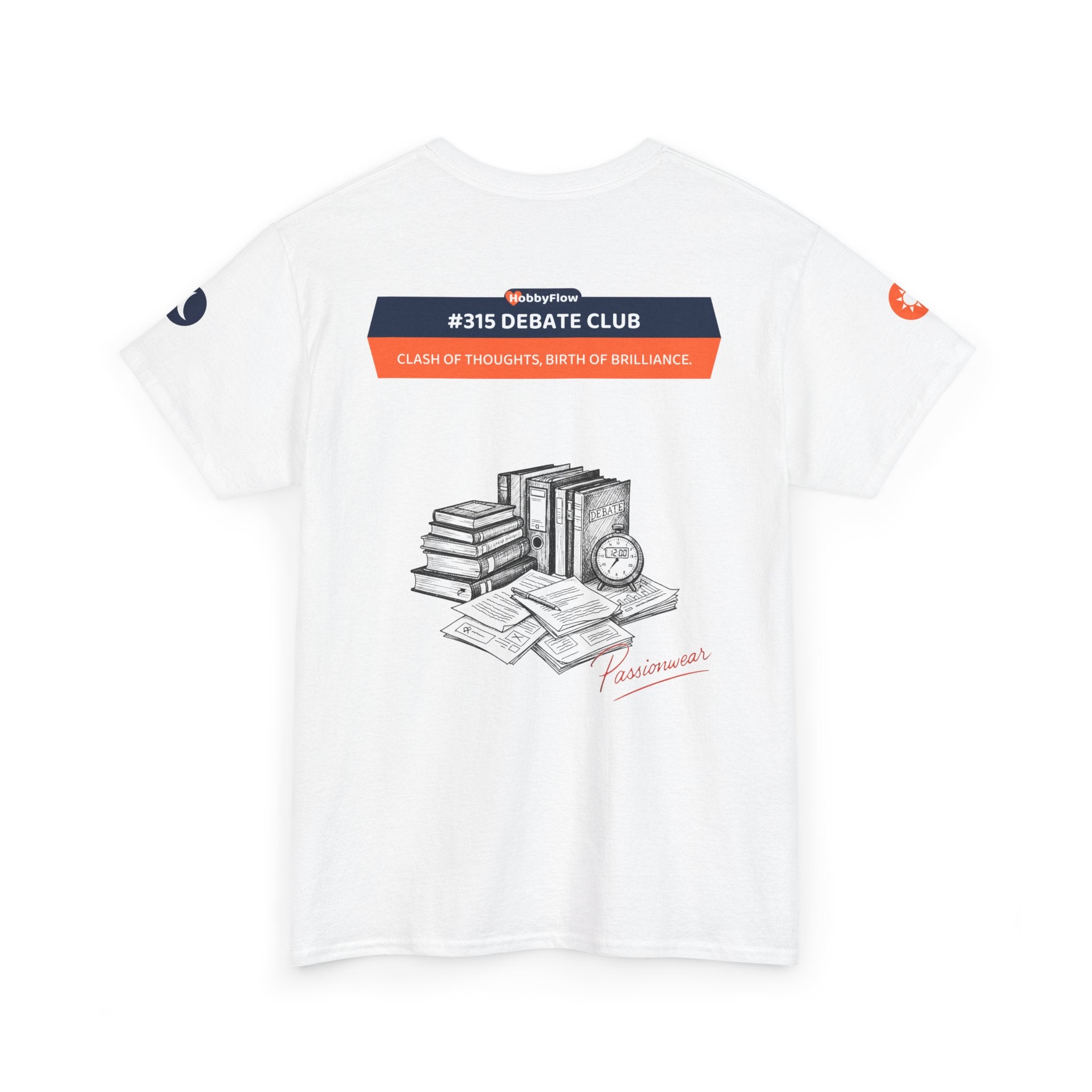 HobbyFlow #315 Debate club Tee - Essential Intellectual & Educational Wear: Clash of Thoughts, Birth of Brilliance.