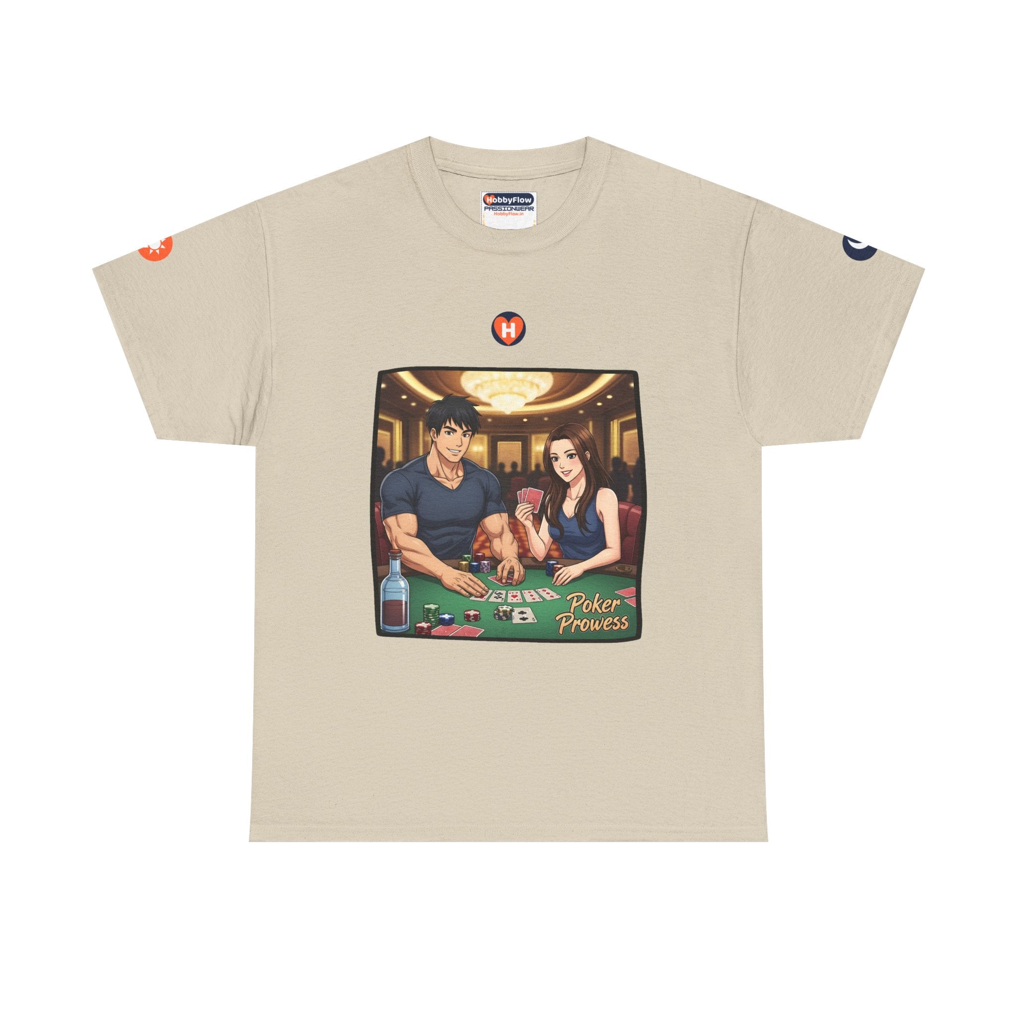 HobbyFlow #182 Poker Tee - Essential Games & Collecting Wear: Deal with Destiny, Shuffle Success.