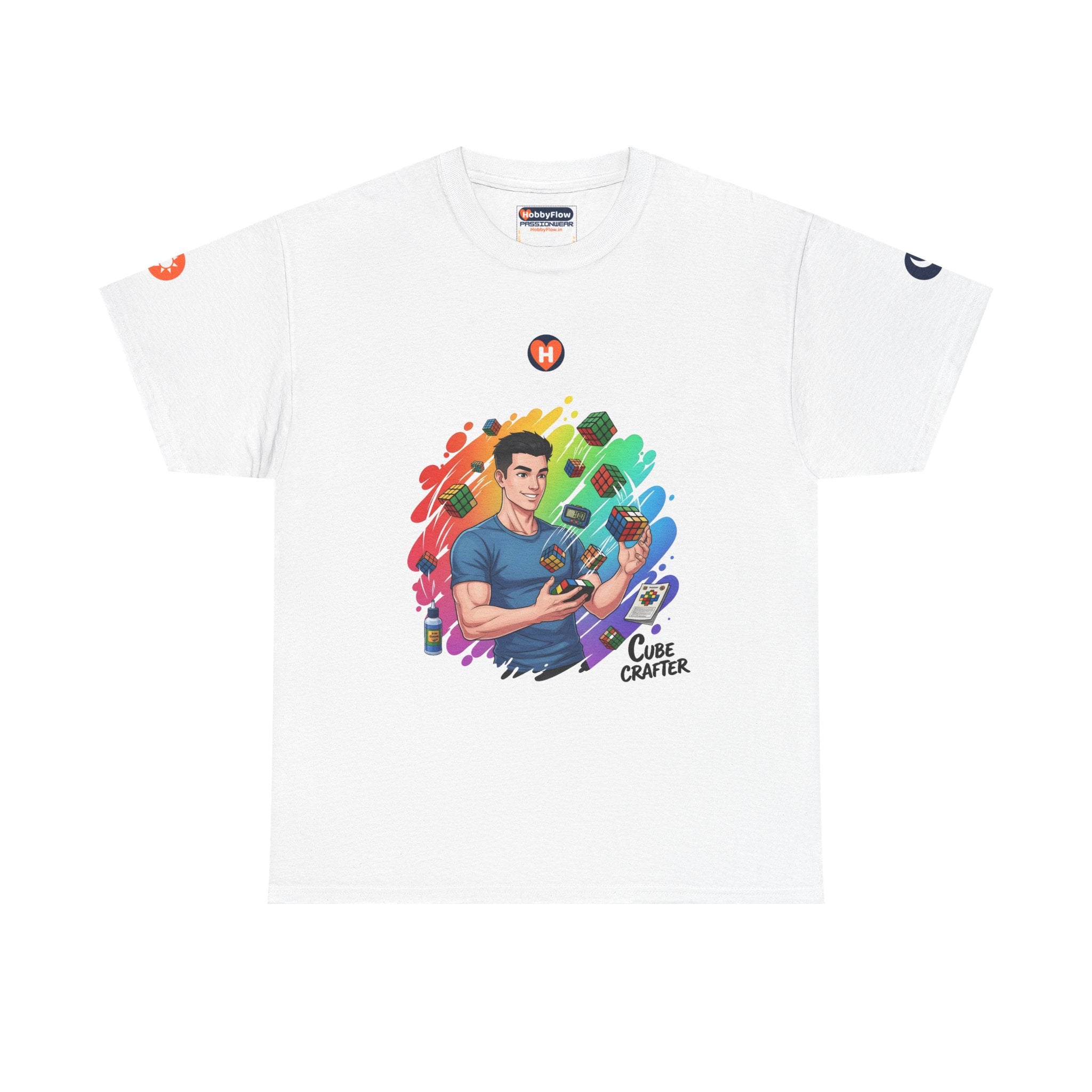 HobbyFlow #316 Puzzle (Rubix cube) Tee - Essential Intellectual & Educational Wear: Twist, Turn, Triumph: The Art of the Unseen.