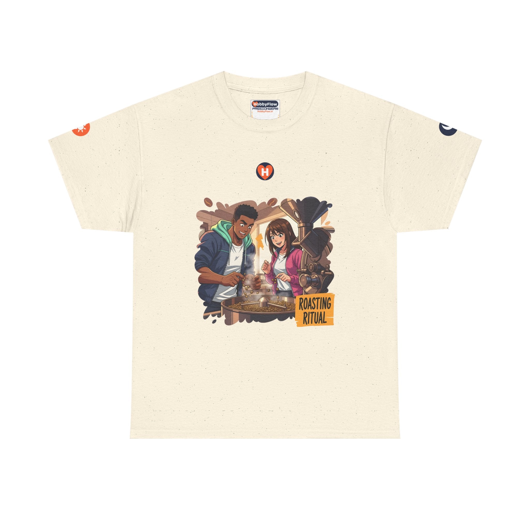 HobbyFlow #250 Coffee roasting Tee - Essential Food & Drink Wear: Embrace the Aroma, Sip the Dawn's Delight.