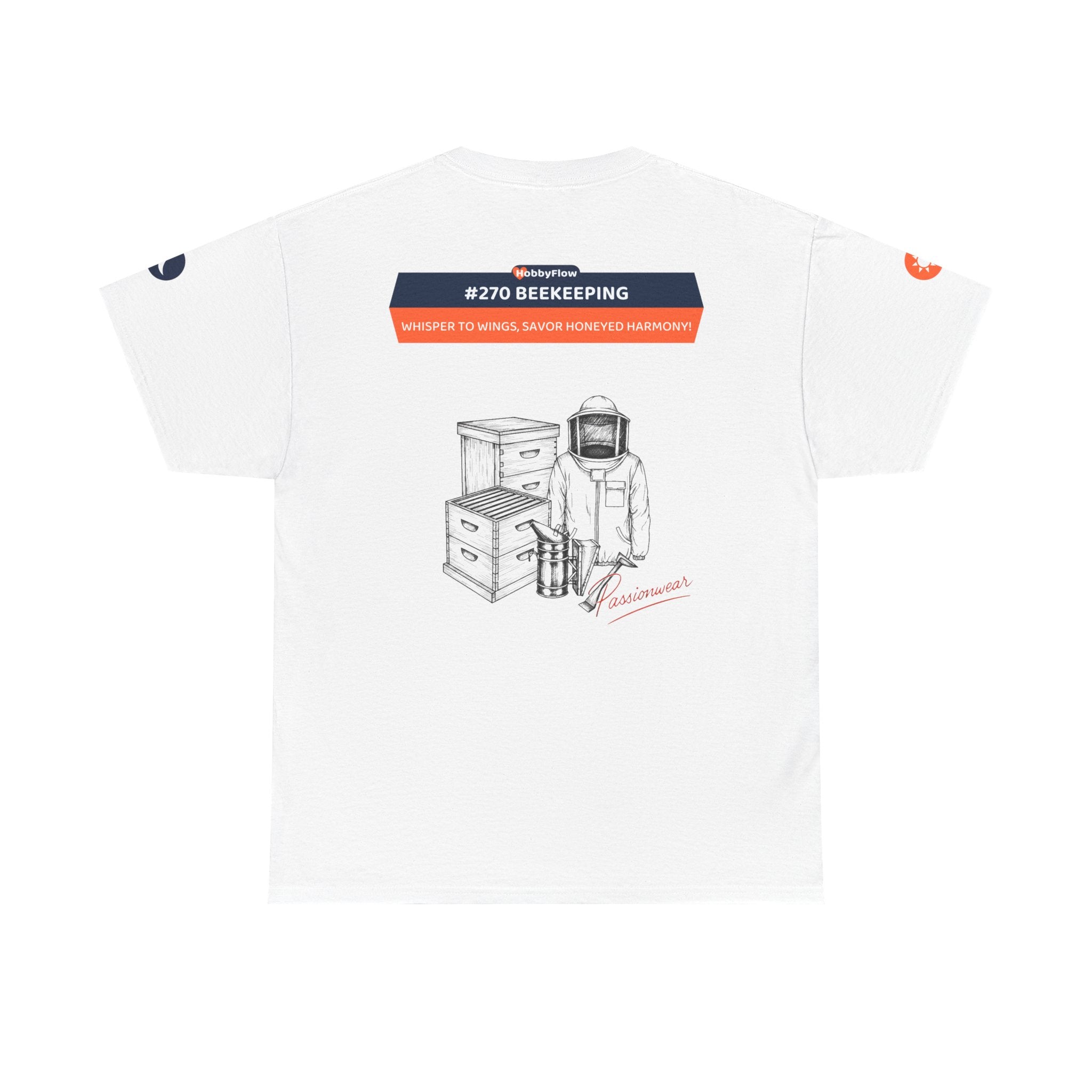 HobbyFlow #270 Beekeeping Tee - Essential Gardening & Nature Wear: Whisper to Wings, Savor Honeyed Harmony!
