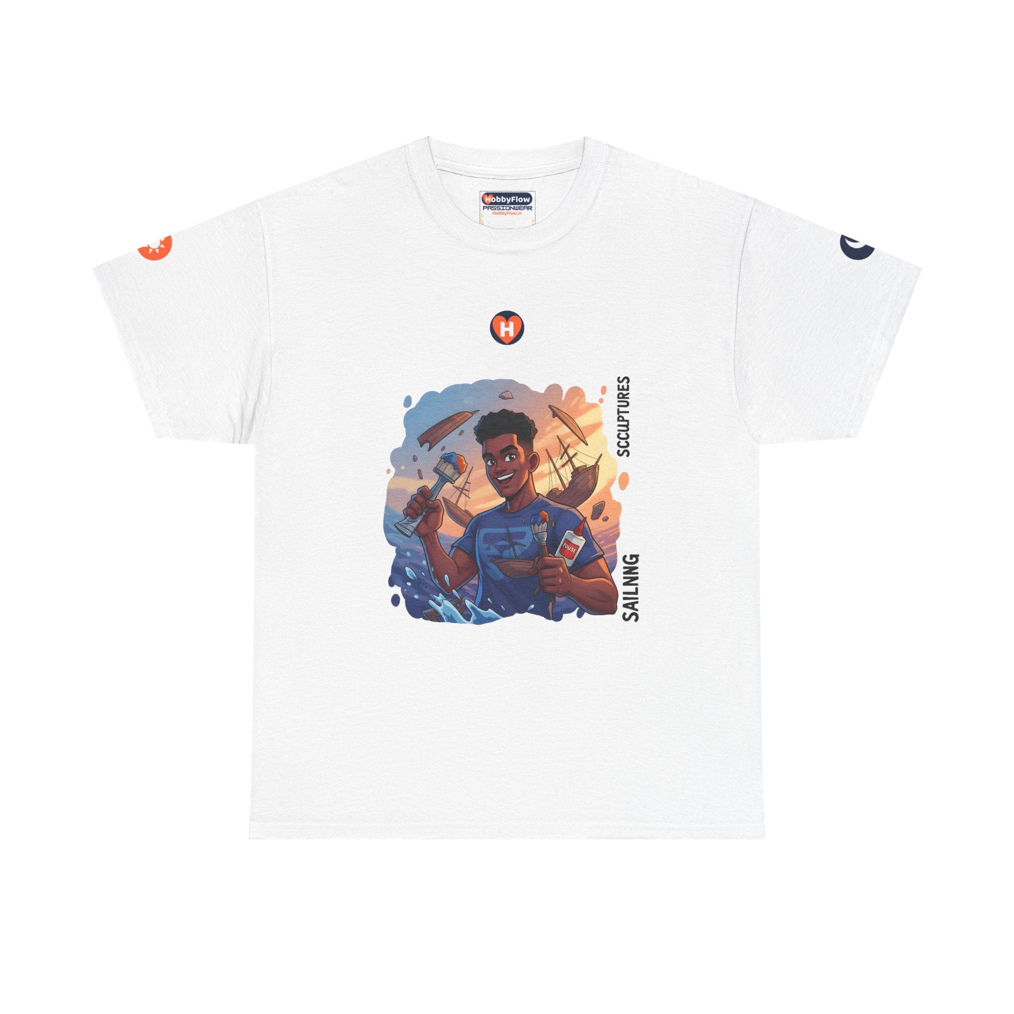 HobbyFlow #193 Model ships Tee - Essential Games & Collecting Wear: Craft Waves, Unleash Tiny Titans!