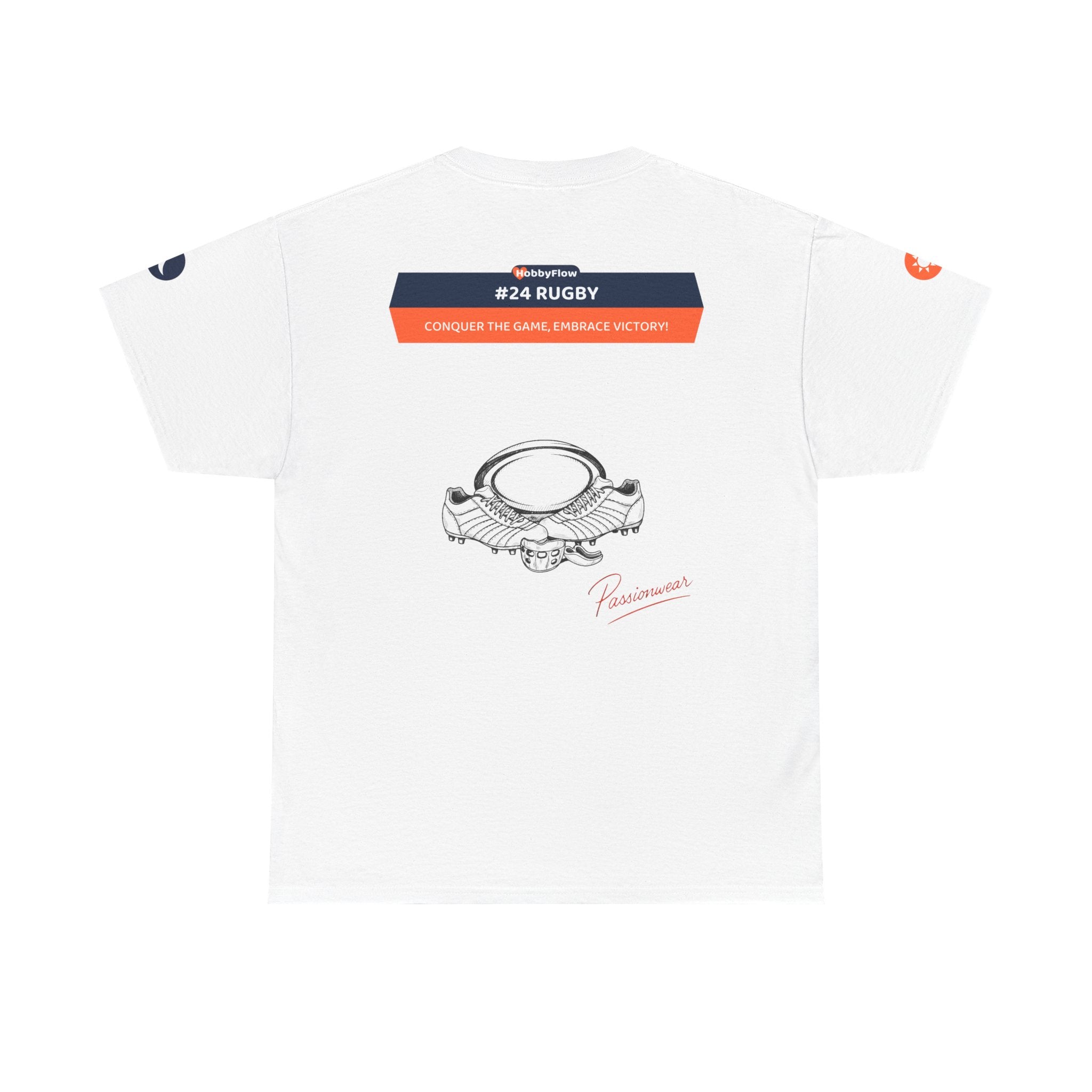 HobbyFlow #24 Rugby Tee - Essential Sports & Adventure Wear: Conquer the Game, Embrace Victory!