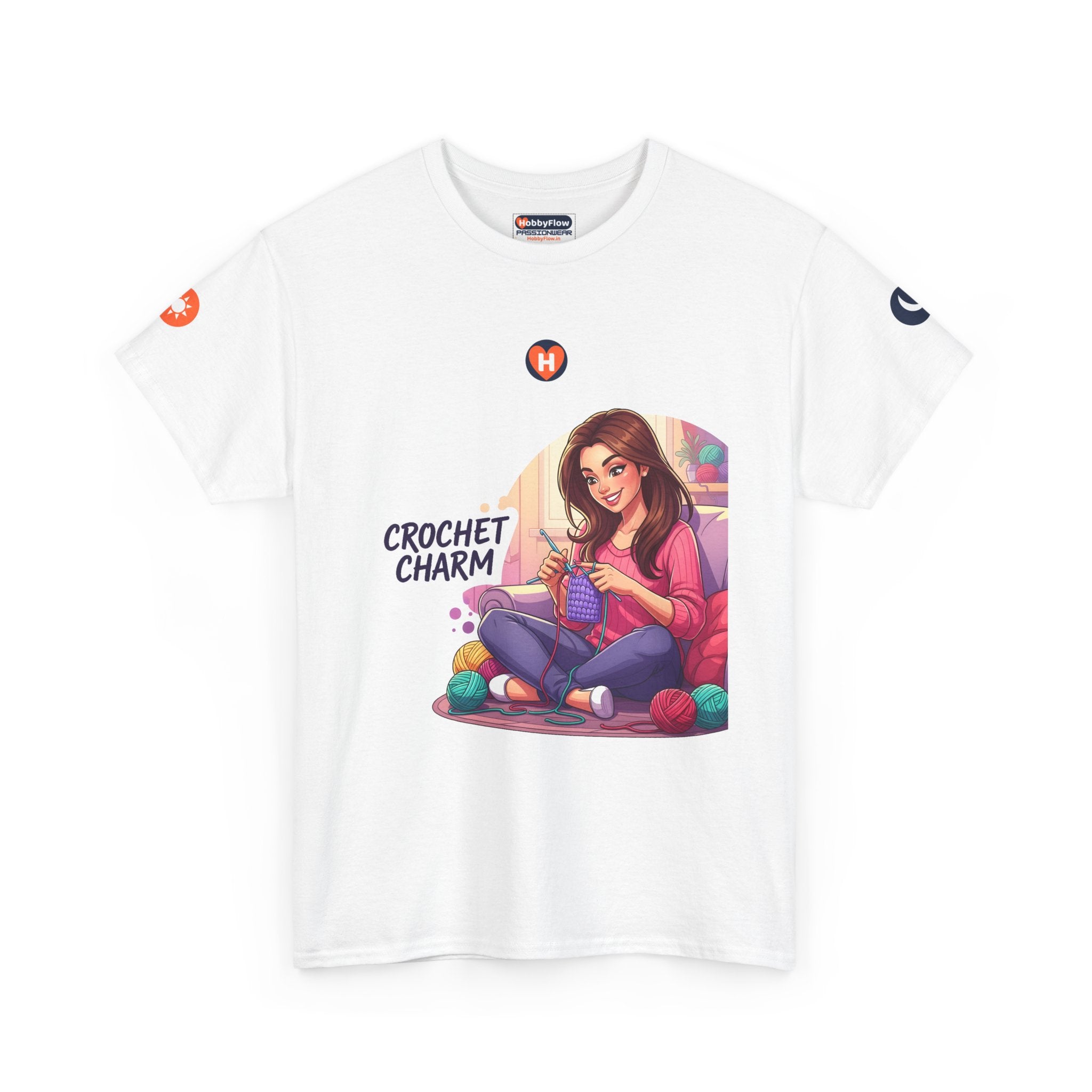 HobbyFlow #114 Crochet Tee - Essential Creative Arts & Crafts Wear: Loop in Love, Unfurl the Unseen Magic!