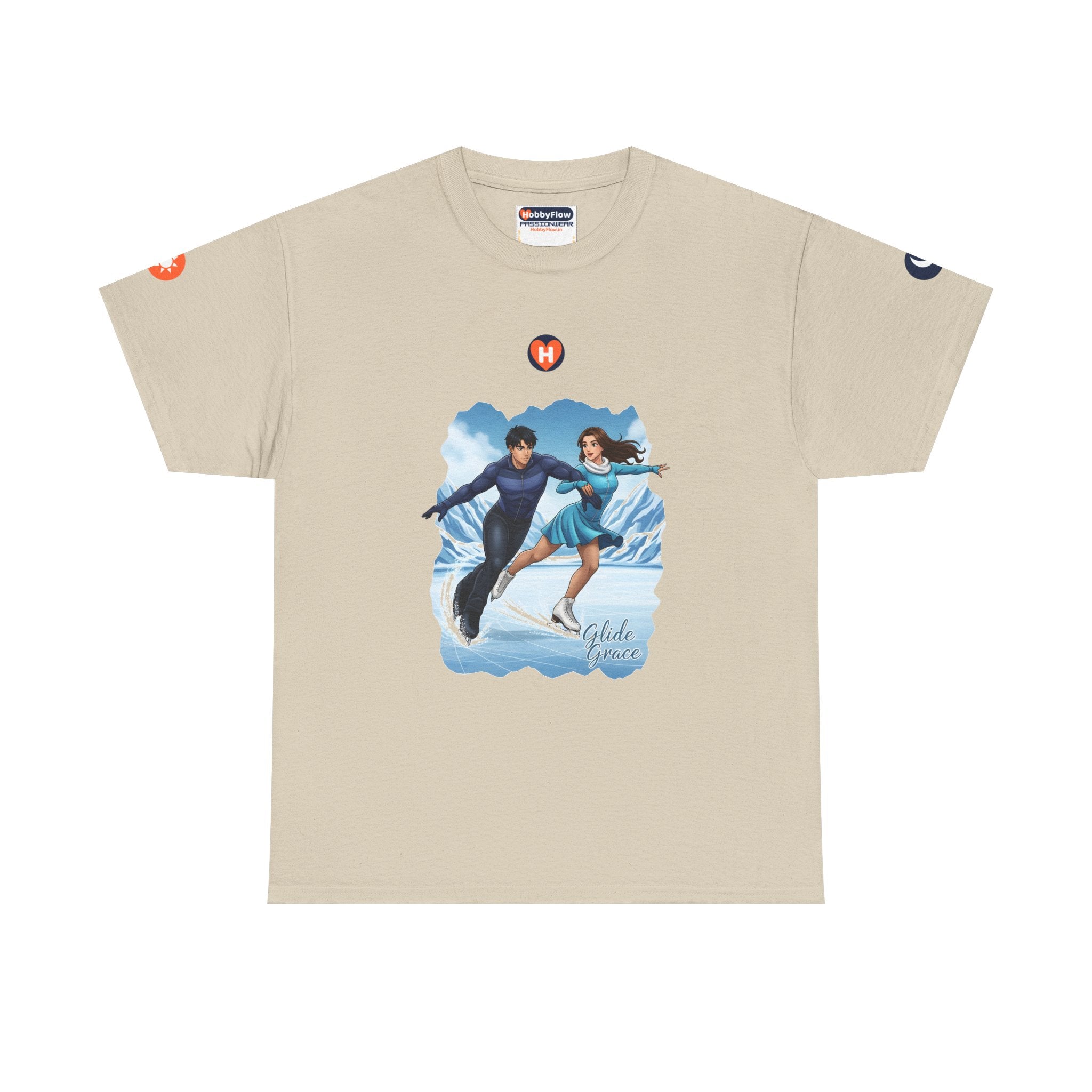 HobbyFlow #15 Skating (Ice) Tee - Essential Sports & Adventure Wear: Winter's Whisper, Ballet on Blades!