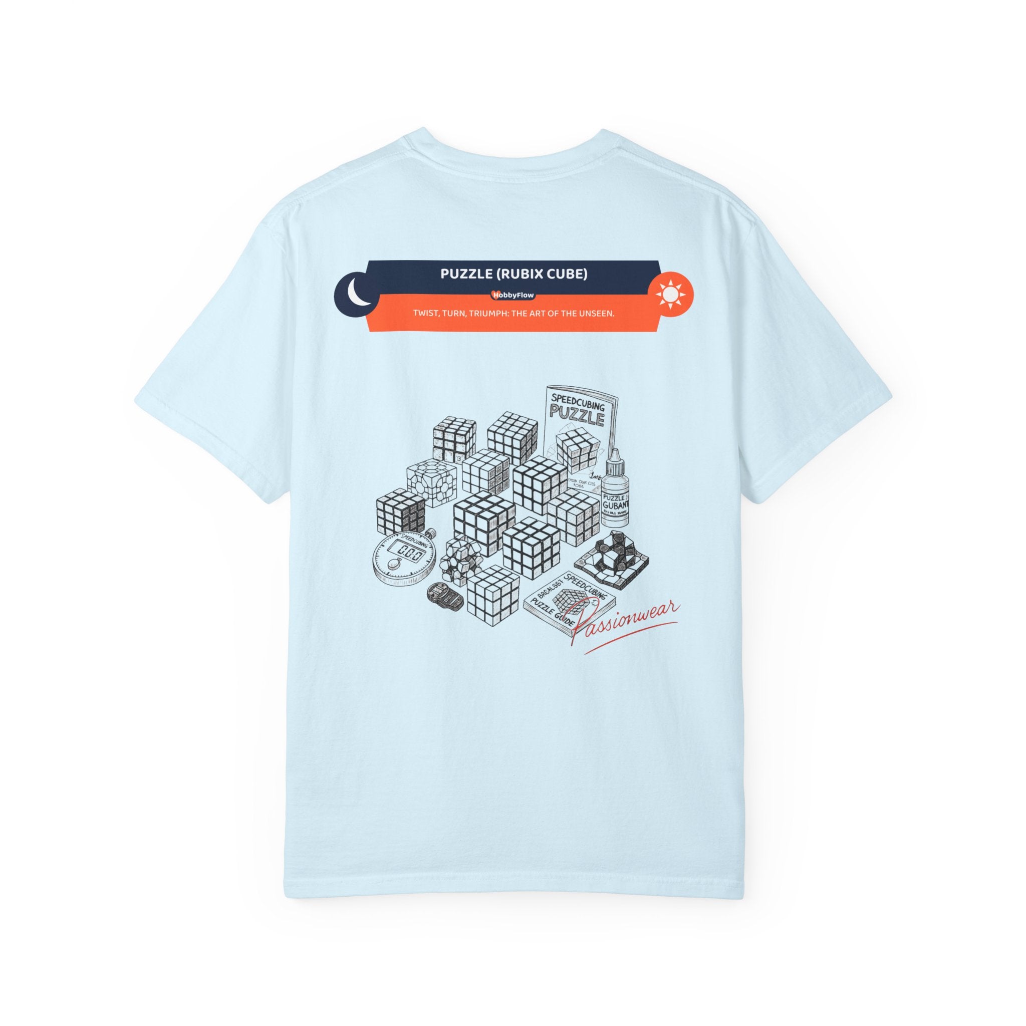 HobbyFlow Mens Essential Puzzle (Rubix cube) Passionwear