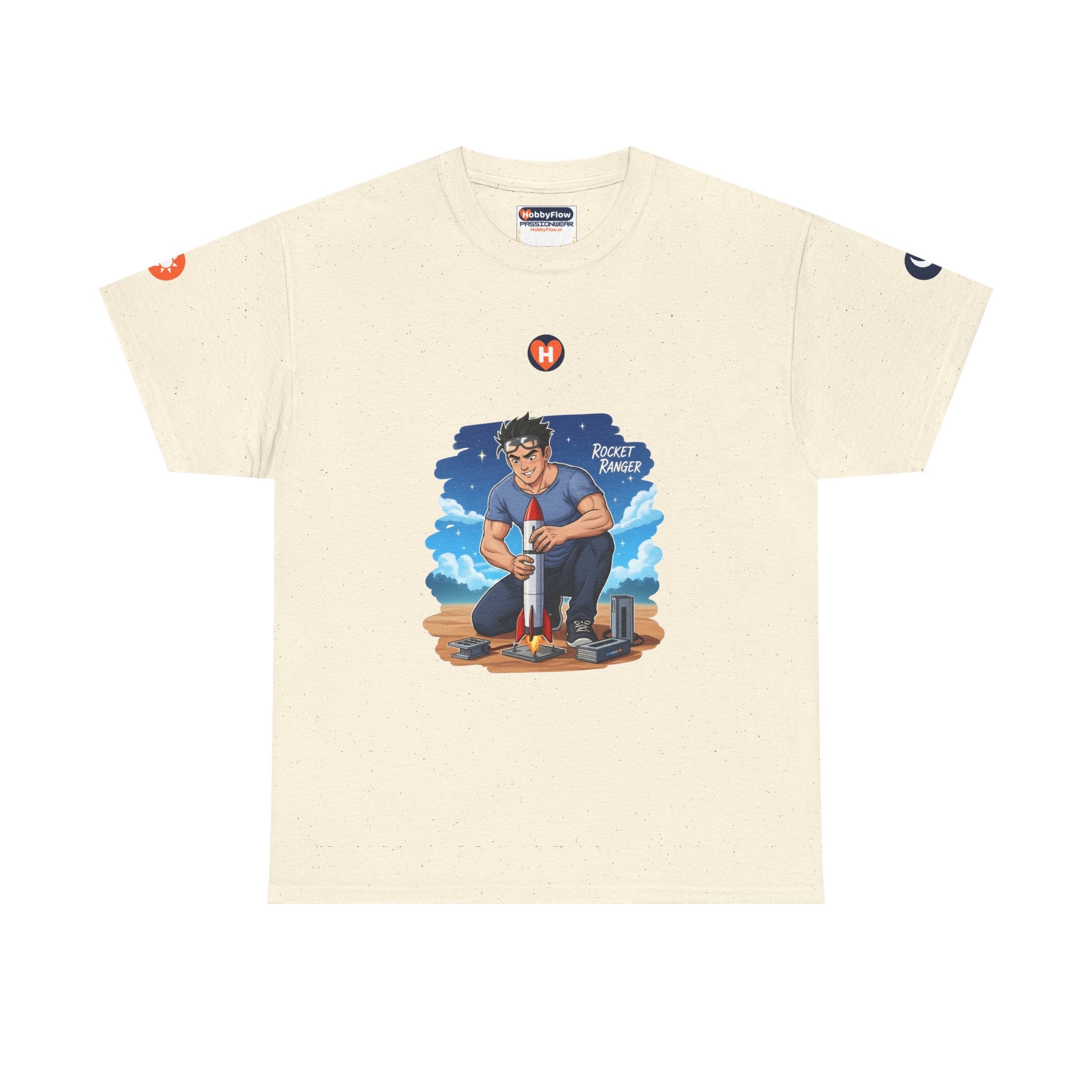 HobbyFlow #218 Model rocketry Tee - Essential Technology & DIY Wear: Thrill in Thrust, Dream Beyond Dust!