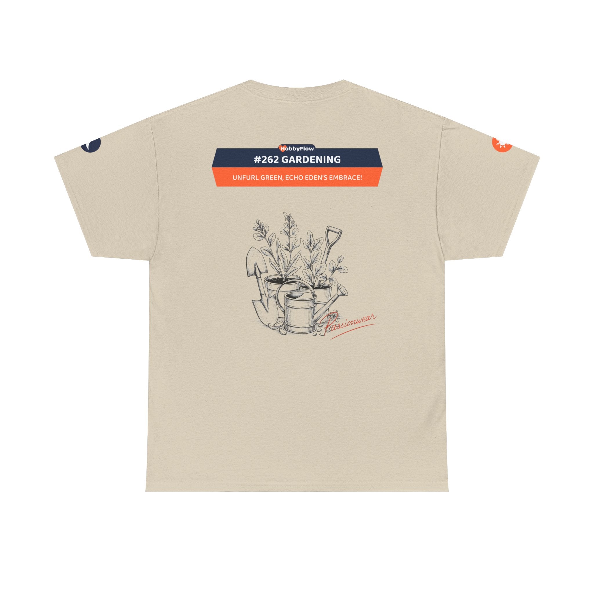 HobbyFlow #262 Gardening Tee - Essential Gardening & Nature Wear: Unfurl Green, Echo Eden's Embrace!
